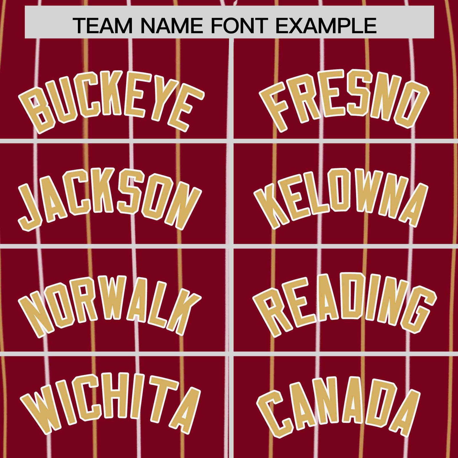 Custom Crimson Old Gold and White Bi-Color Stripes Fashion Authentic Baseball Jersey