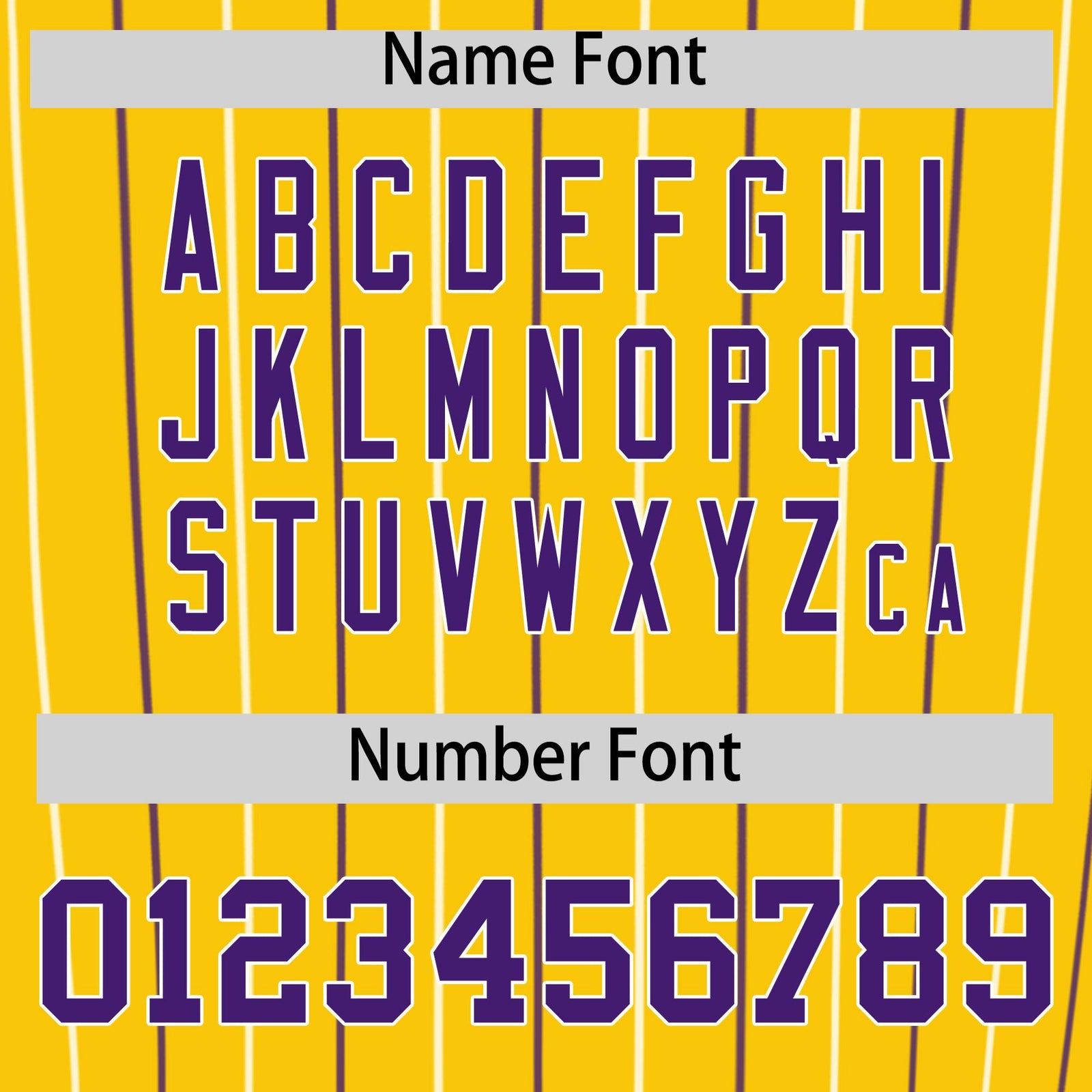 Custom Gold Purple and White Bi-Color Stripes Fashion Authentic Baseball Jersey