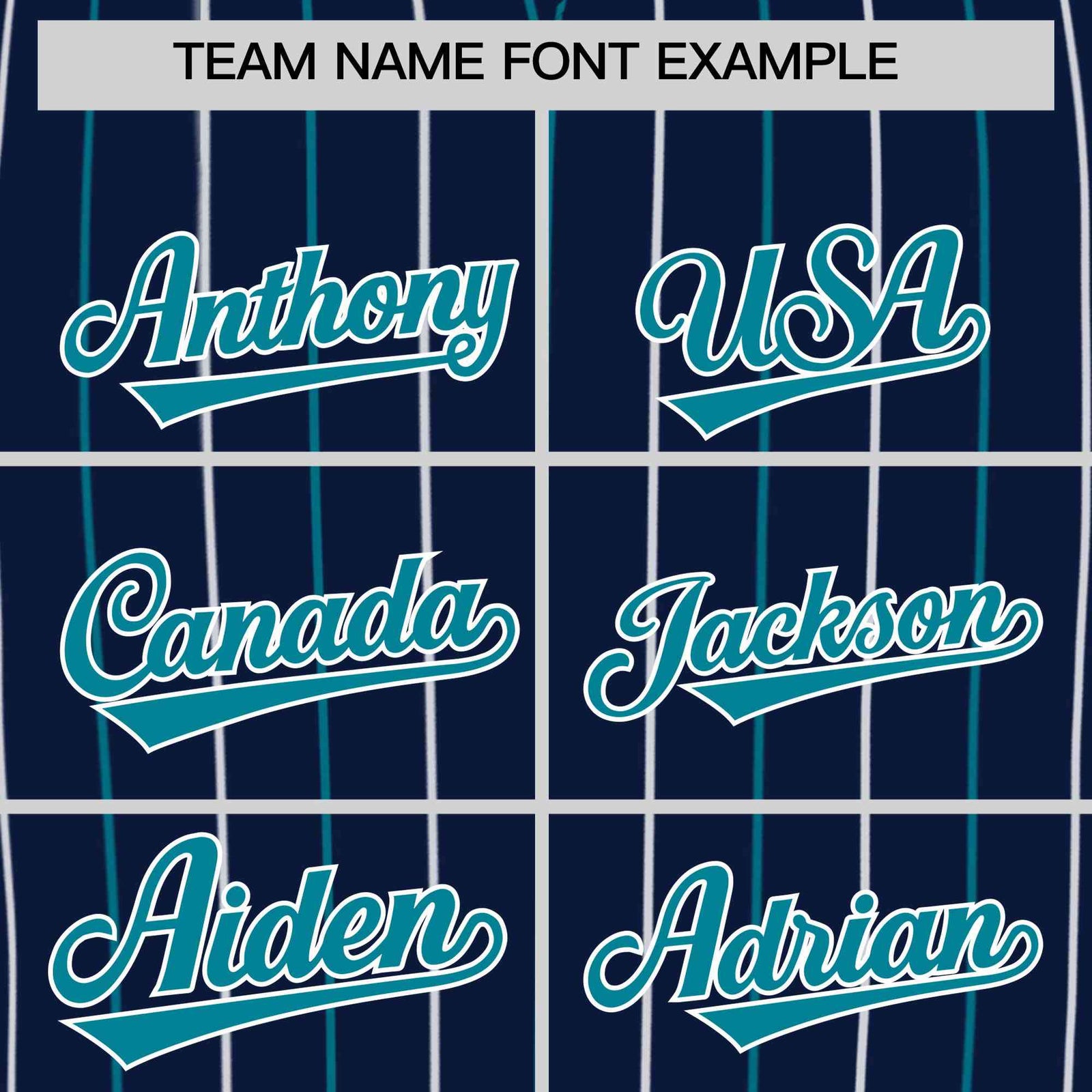 Custom Navy Teal and White Bi-Color Stripes Fashion Authentic Baseball Jersey