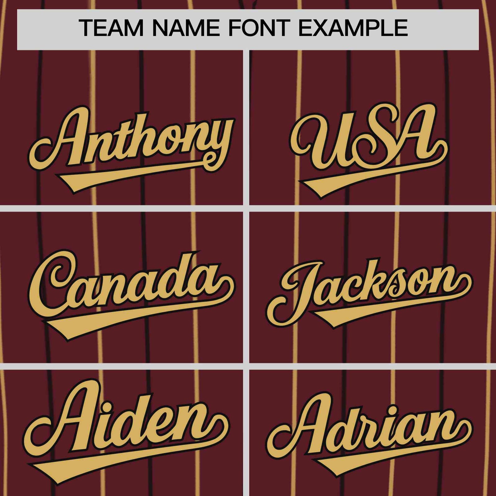 Custom Burgundy Old Gold and Black Bi-Color Stripes Fashion Authentic Baseball Jersey