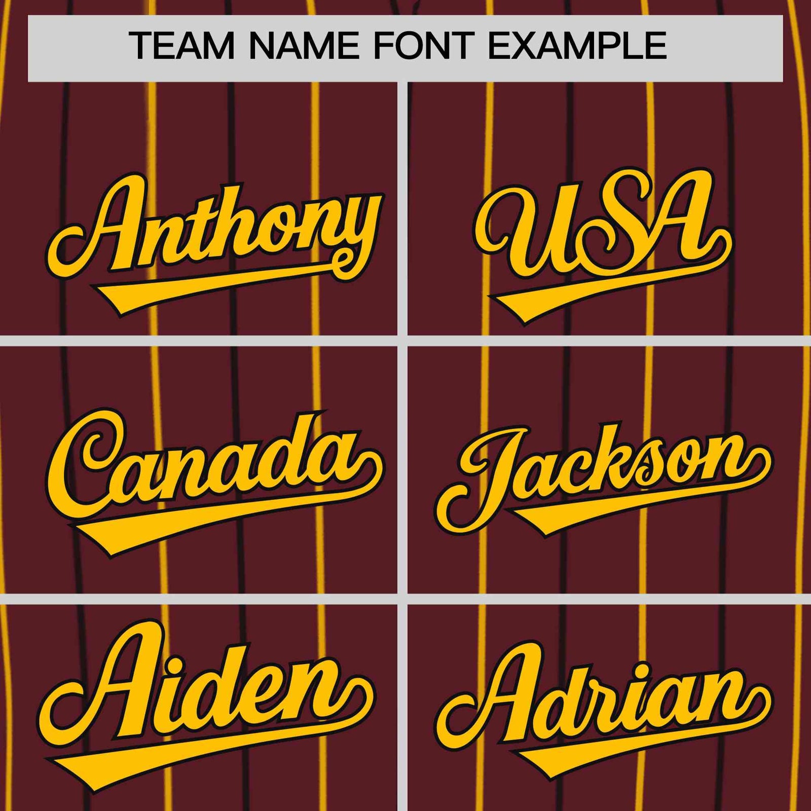 Custom Burgundy Gold and Black Bi-Color Stripes Fashion Authentic Baseball Jersey