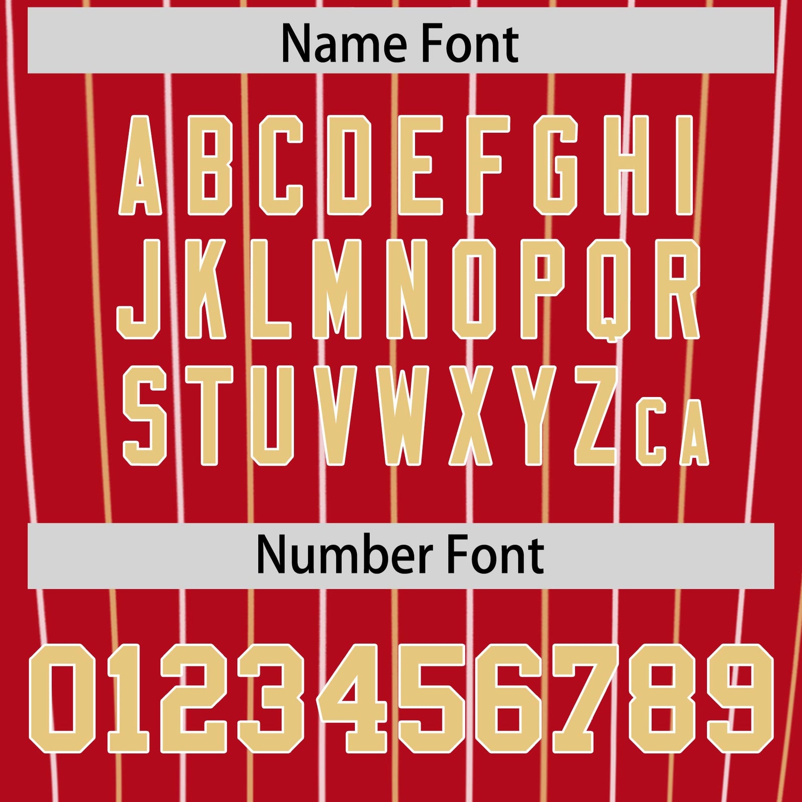 Custom Red Khaki and White Bi-Color Stripes Fashion Authentic Baseball Jersey