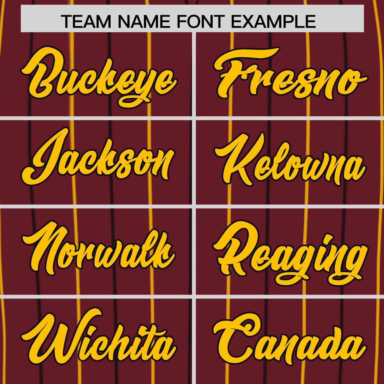 Custom Burgundy Yellow and Black Bi-Color Stripes Fashion Authentic Baseball Jersey