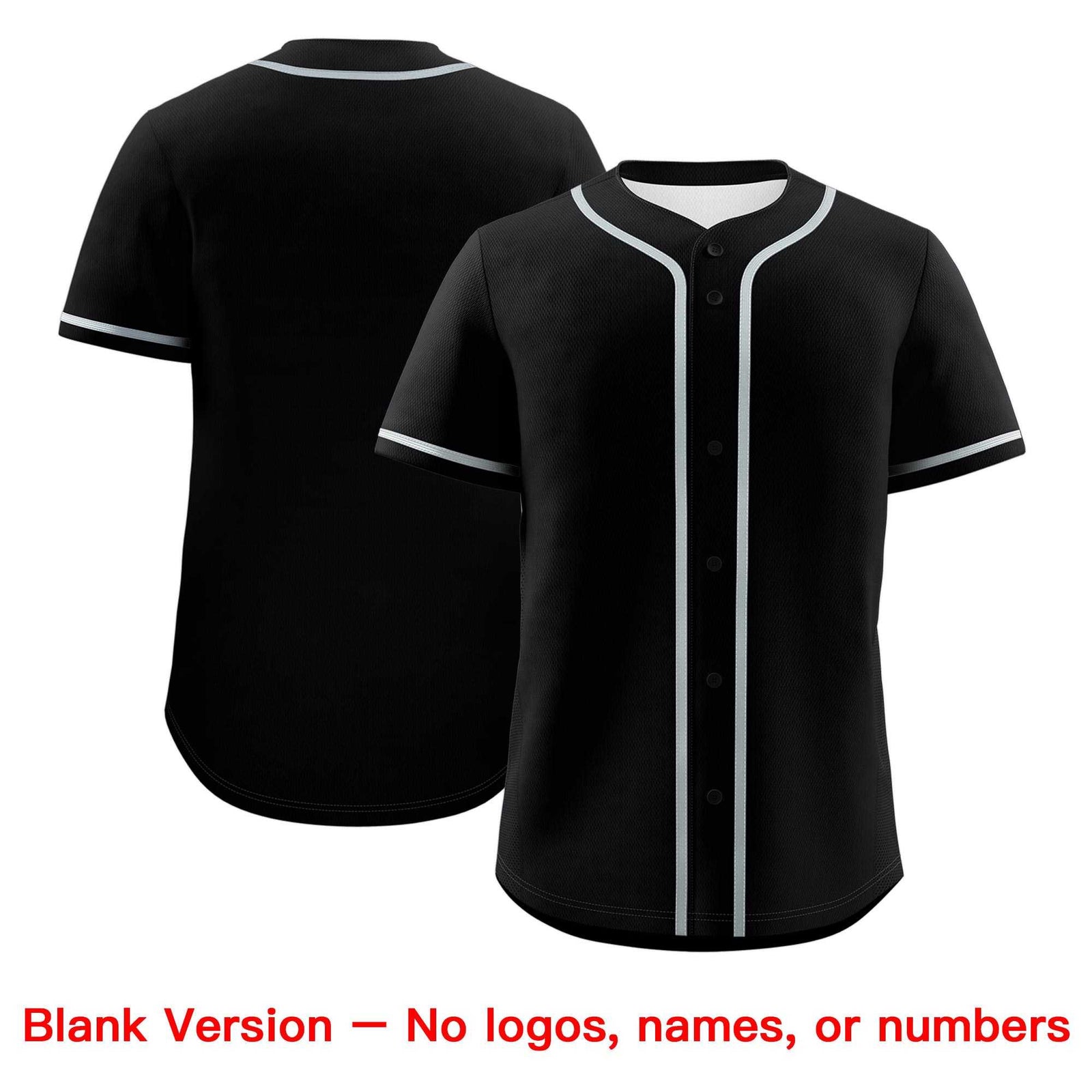 Custom Black Gray Classic Style Authentic Baseball Jersey| KXKSHOP