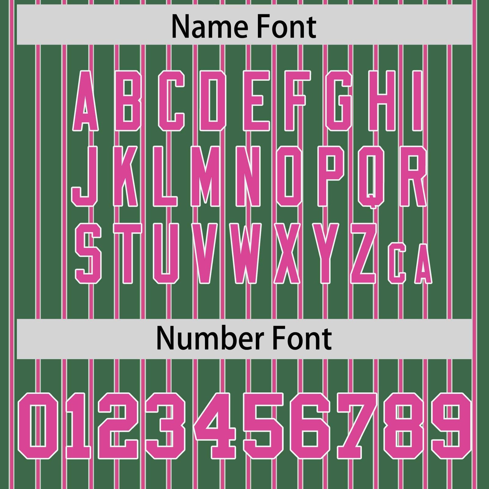 Custom Kelly Green White Tricolor Stripe Fashion Authentic Baseball Jersey