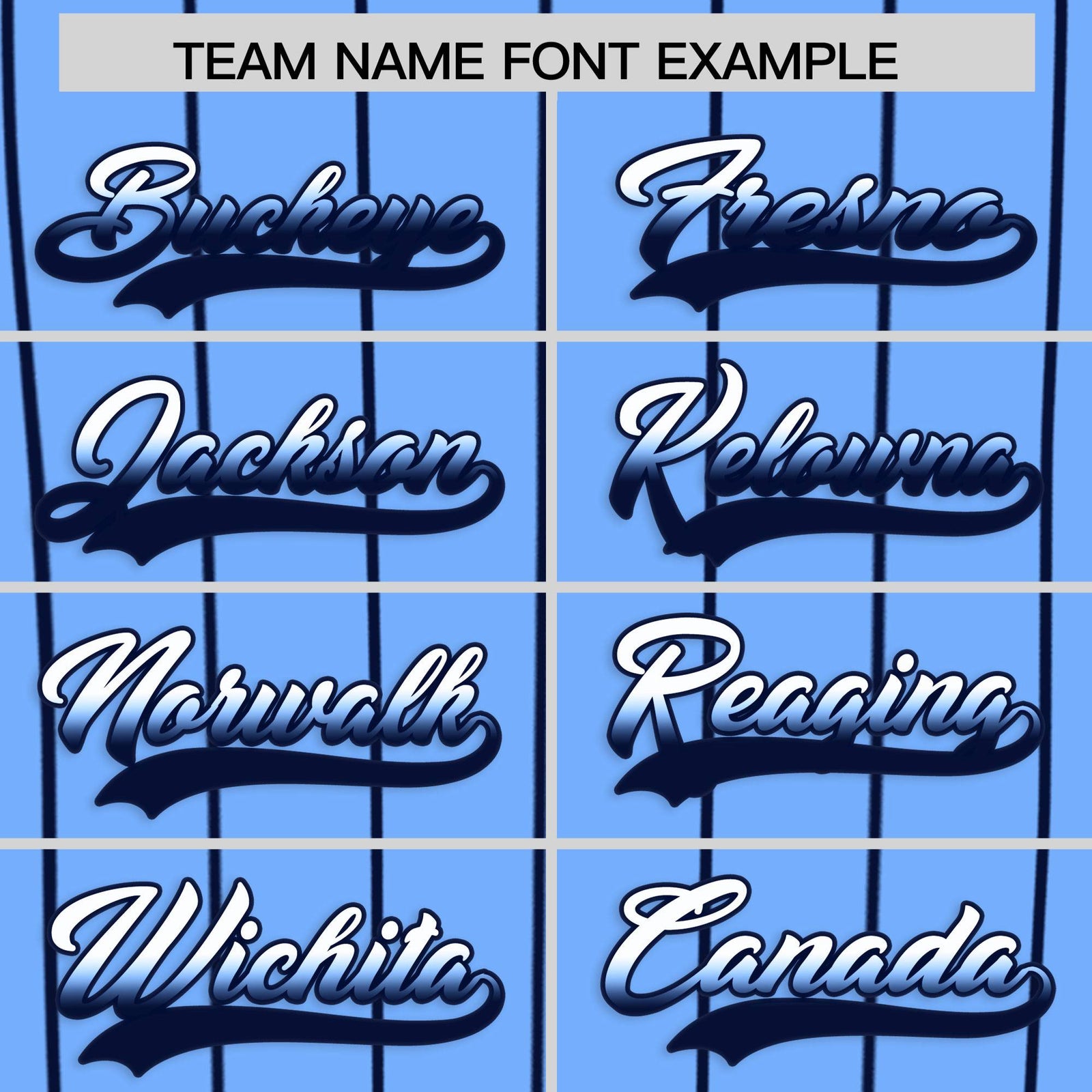 Custom Light Blue Tampa City Silhouette Authentic Baseball Jersey