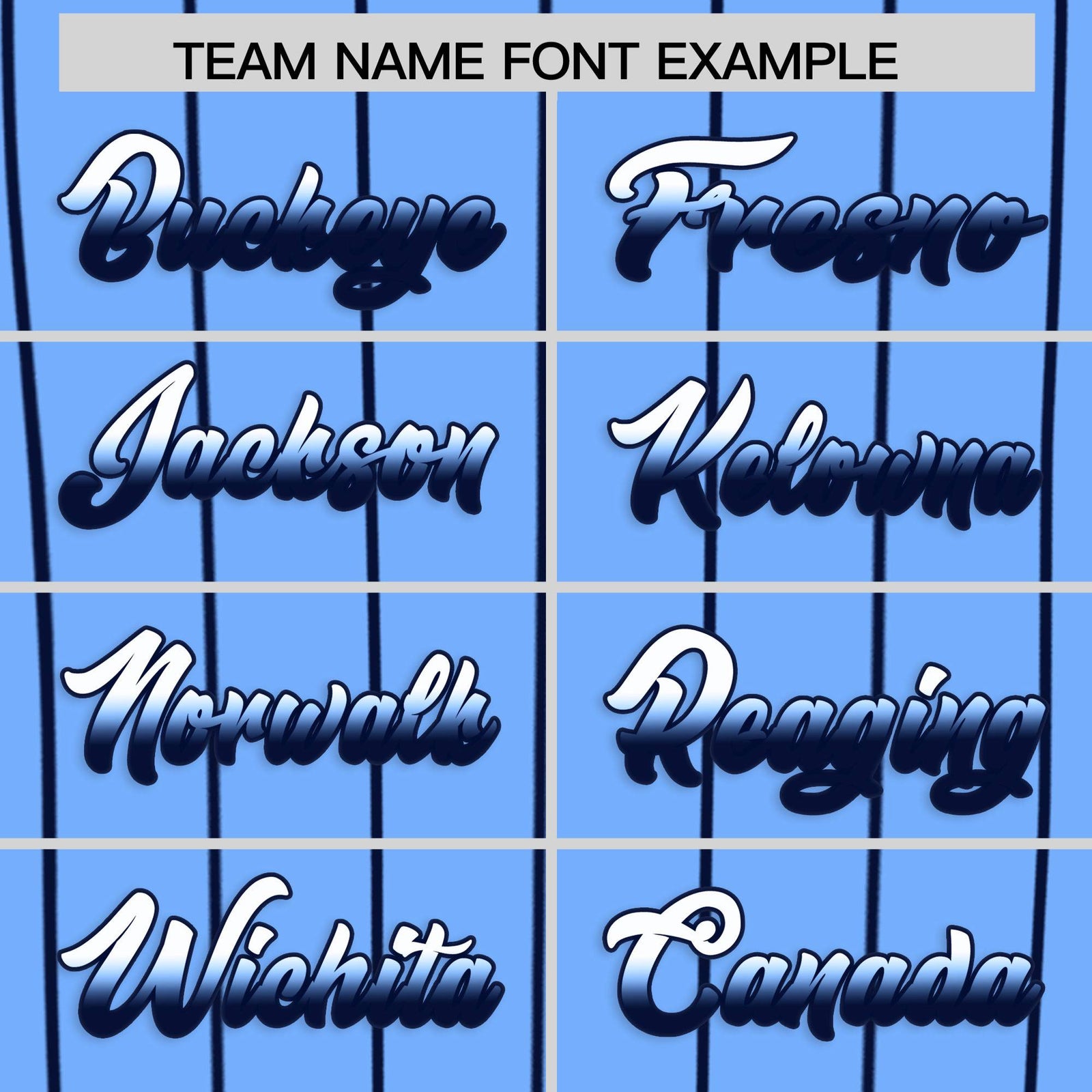 Custom Light Blue Tampa City Silhouette Authentic Baseball Jersey