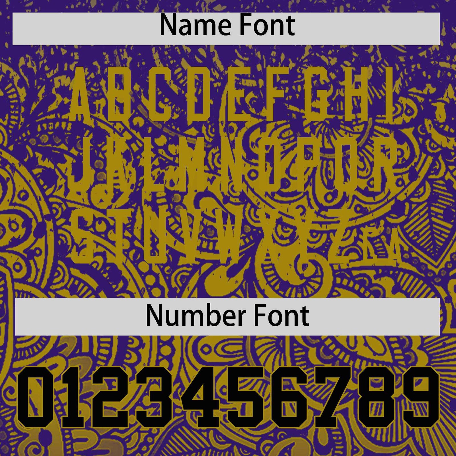 Custom Purple Old Gold Floral Print Pattern Full Button Gradient Fashion Baseball Jersey