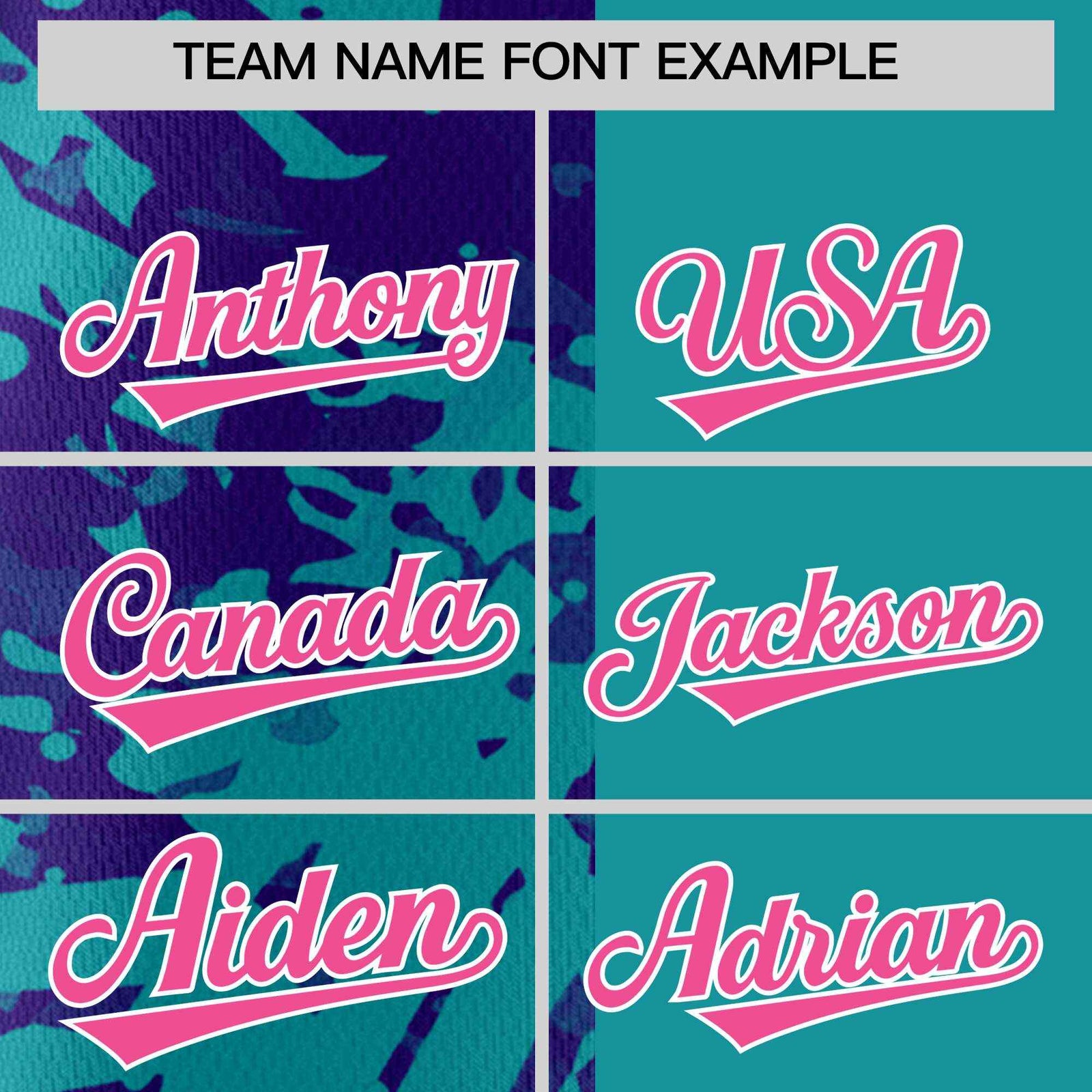 Custom Teal Purple Split Personalized Graffiti Raglan Sleeve Authentic Baseball Jersey