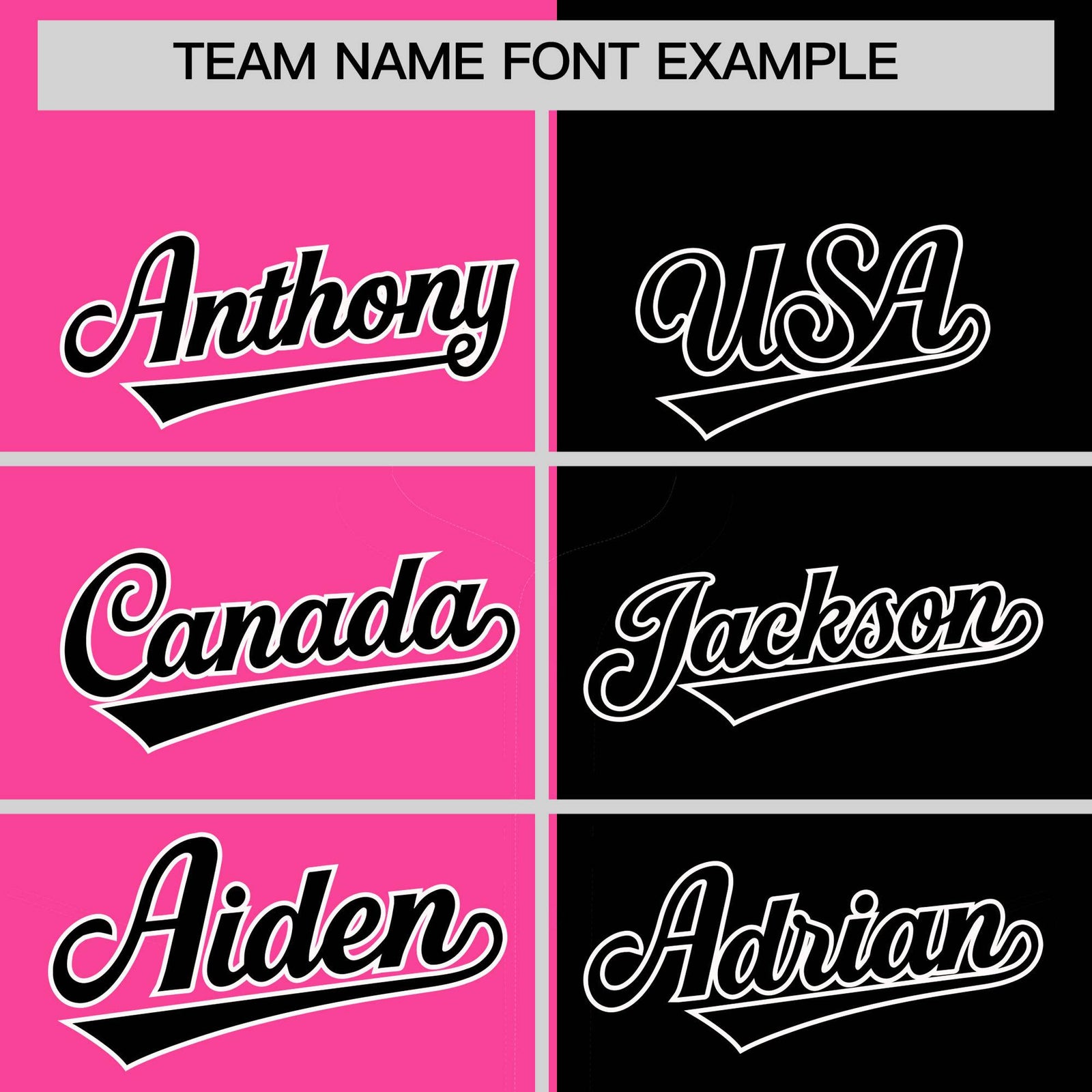 Custom Pink Black Split Fashion Coconut Tree Design Authentic Baseball Jersey