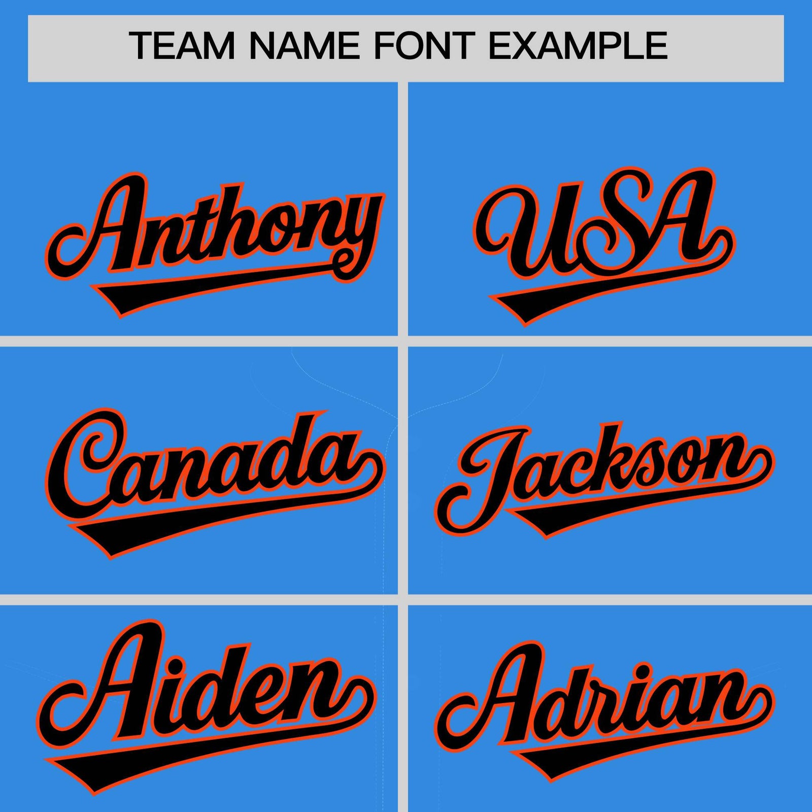 Custom Powder Blue Orange Split Fashion Coconut Tree Design Authentic Baseball Jersey