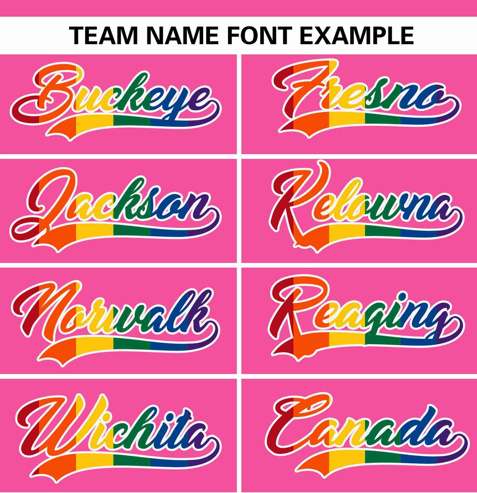 Custom Pink LGBT Rainbow For Pride Month Raglan Sleeves Authentic Baseball Jersey