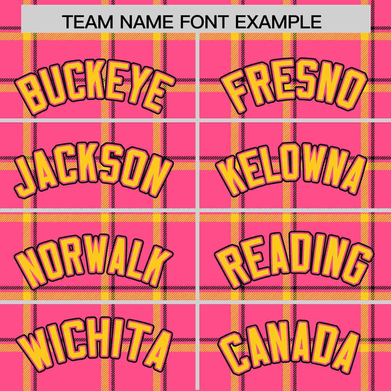 Custom Pink Personalized Plaid Design Authentic Baseball Jersey