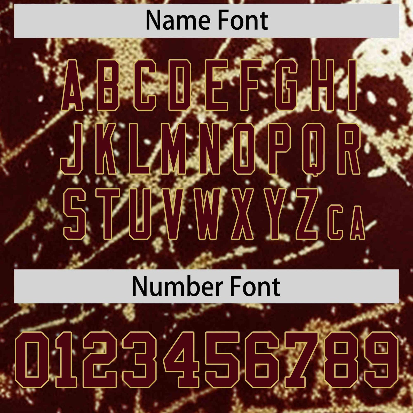 Custom Crimson Burgundy Shiny Gold Cracked Texture Baseball Jersey
