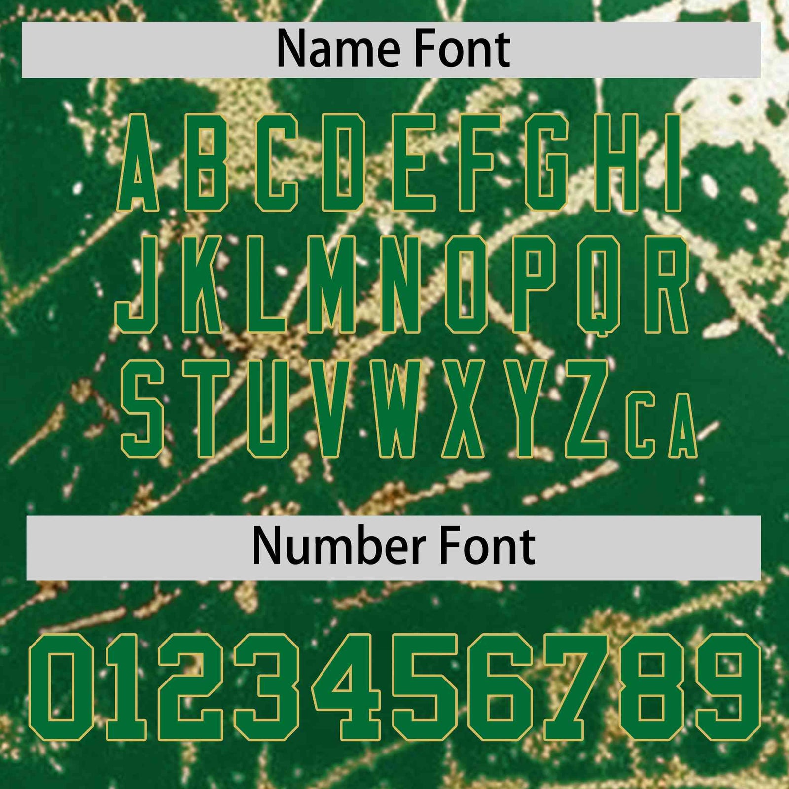 Custom Kelly Green Old Gold Shiny Gold Cracked Texture Baseball Jersey| KXKSHOP