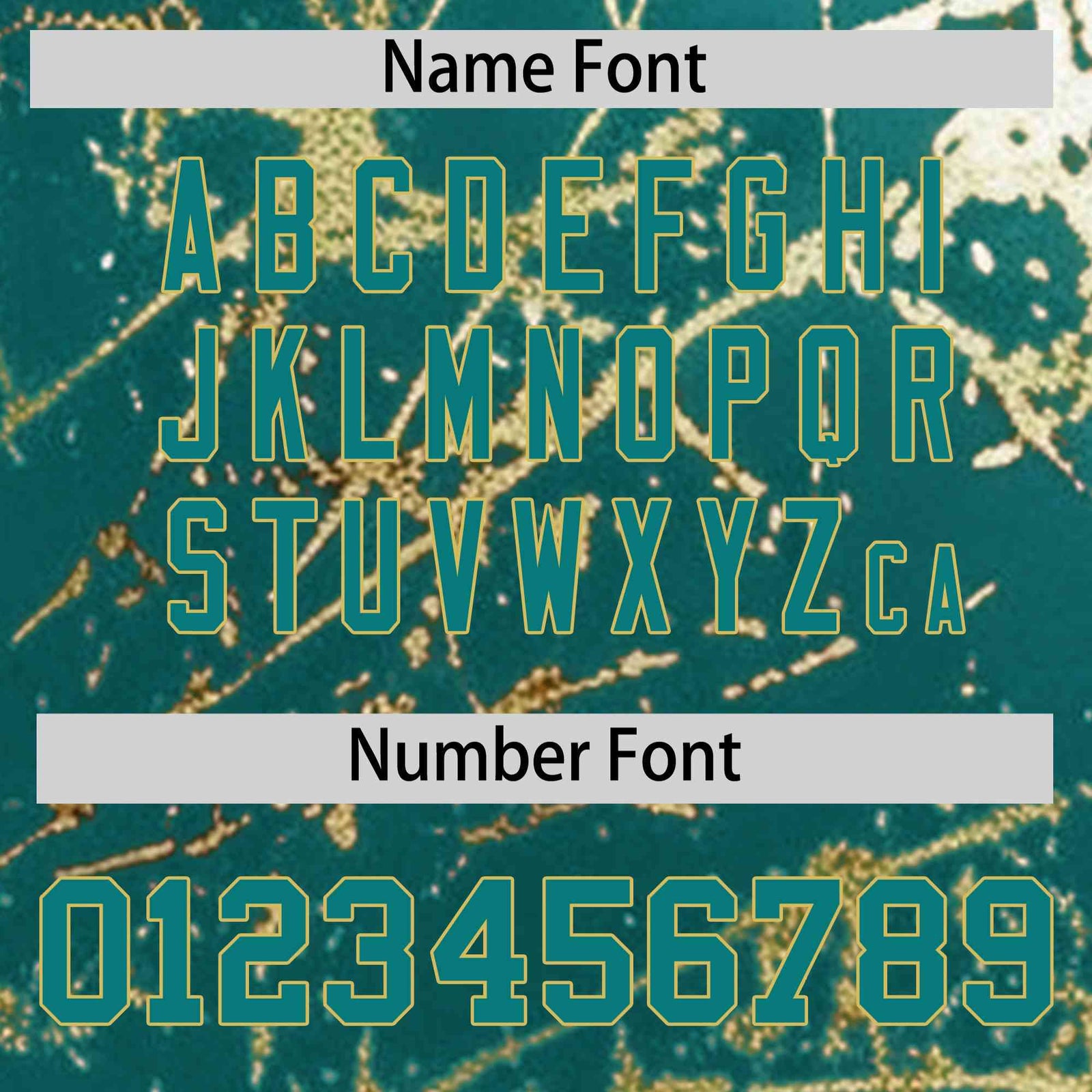 Custom Teal Old Gold Shiny Gold Cracked Texture Baseball Jersey| KXKSHOP