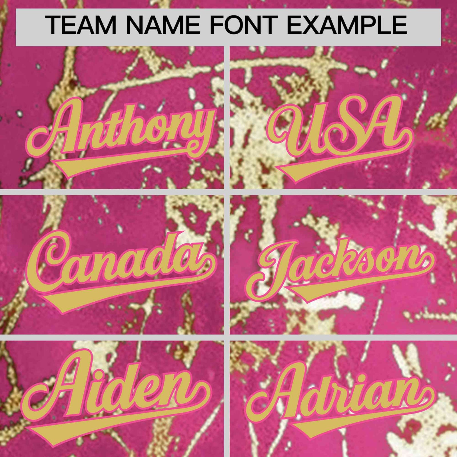 Custom Pink Old Gold Black&Shiny Gold Cracked Foil Hip Hop Button Down Baseball Jersey| KXKSHOP