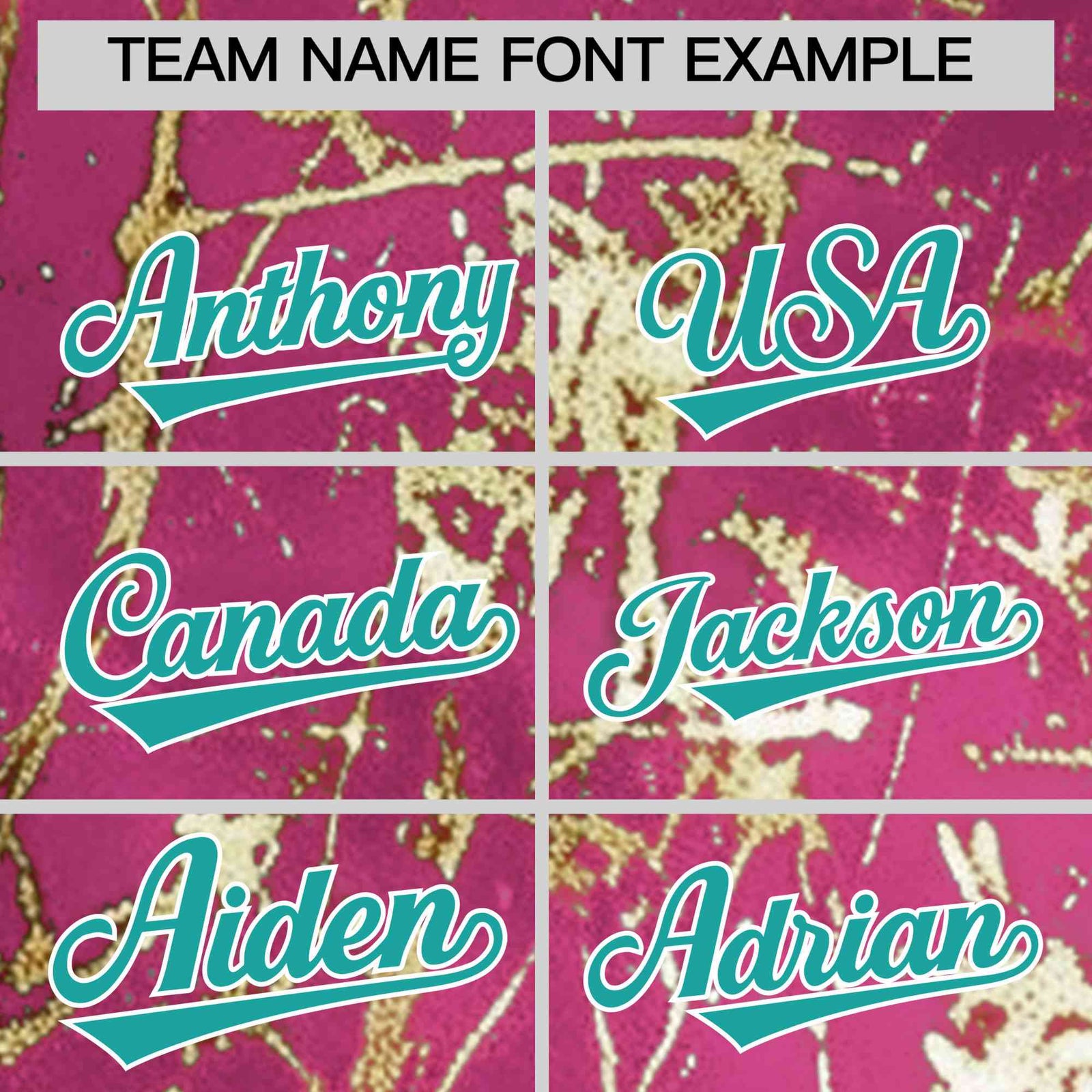 Custom Pink Aqua Metallic Gold Splatter Urban Streetwear Baseball Jersey| KXKSHOP