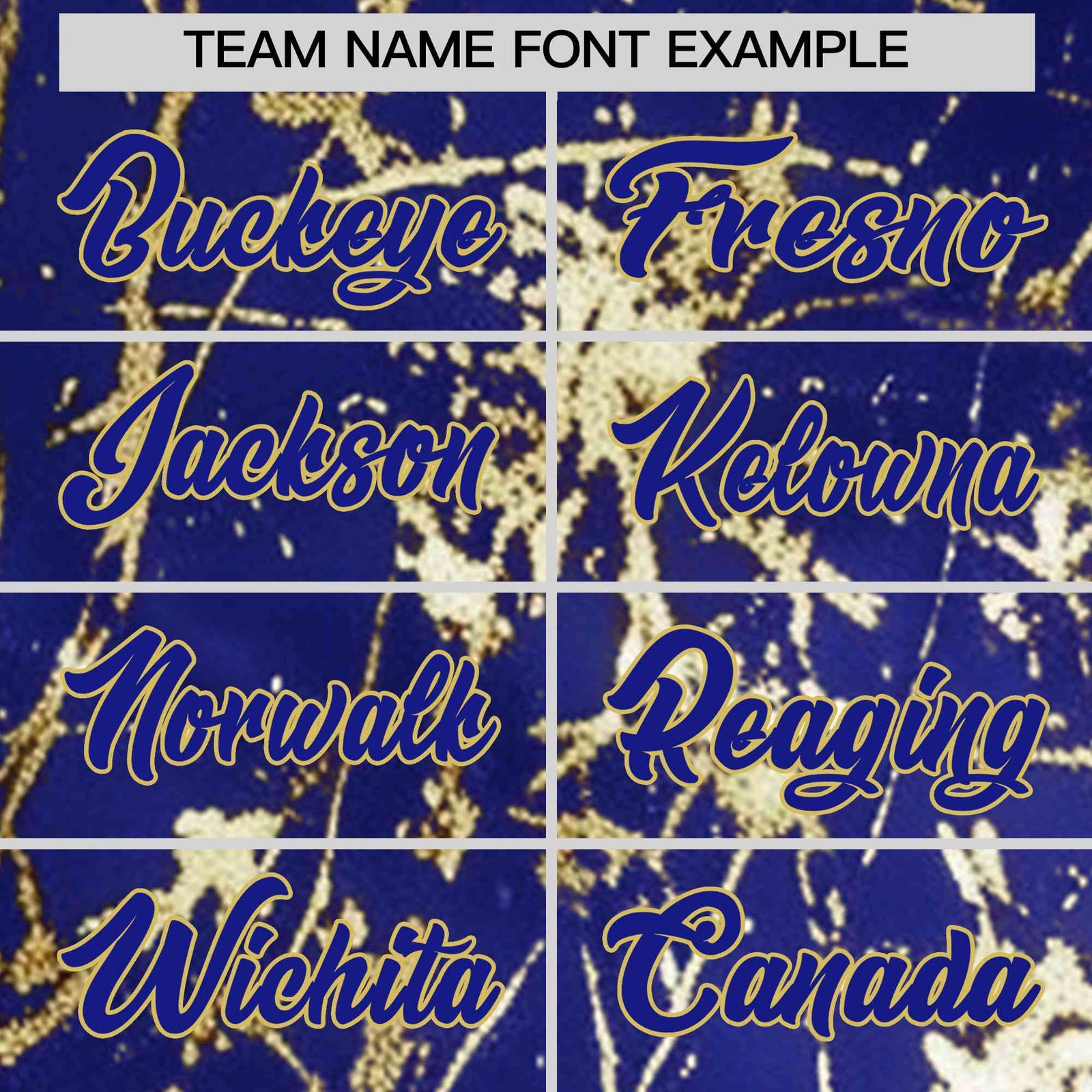 Custom Royal Old Gold Shiny Gold Cracked Texture Baseball Jersey