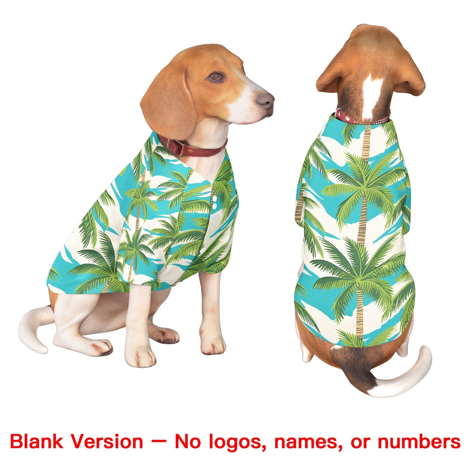 Custom Yellow White Hawaiian Style Graffiti Pattern Dog Jersey| KXKSHOP