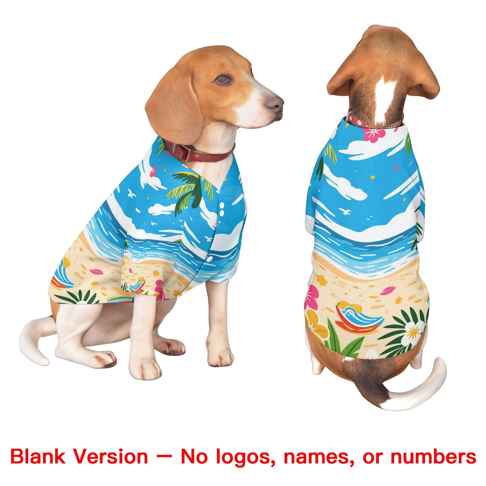 Custom Pink White Hawaiian Style Graffiti Pattern Dog Jersey| KXKSHOP