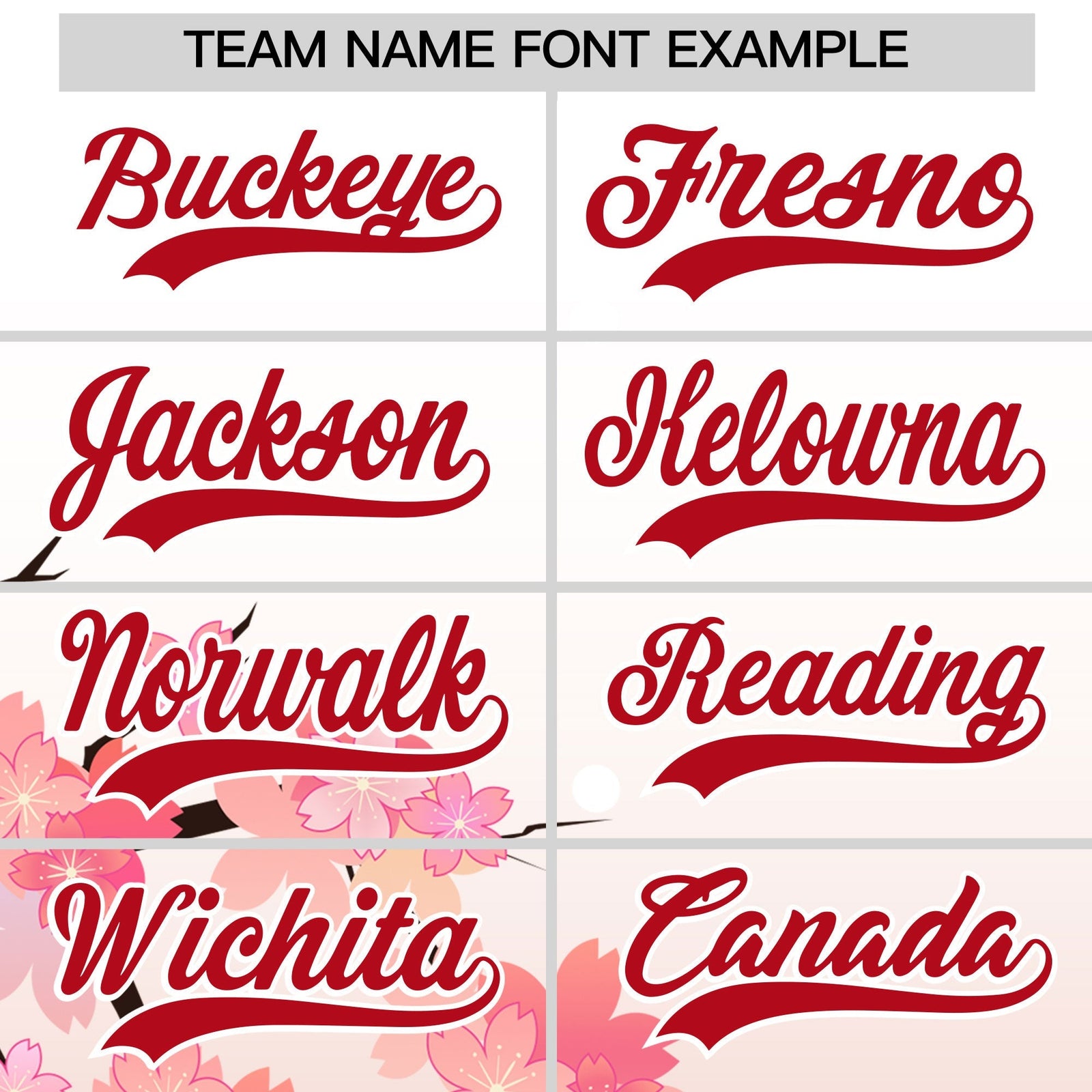 Custom Hooded Baseball Jersey | Pink Red Cherry Blossom Moisture-Wicking Jersey for Men & Women