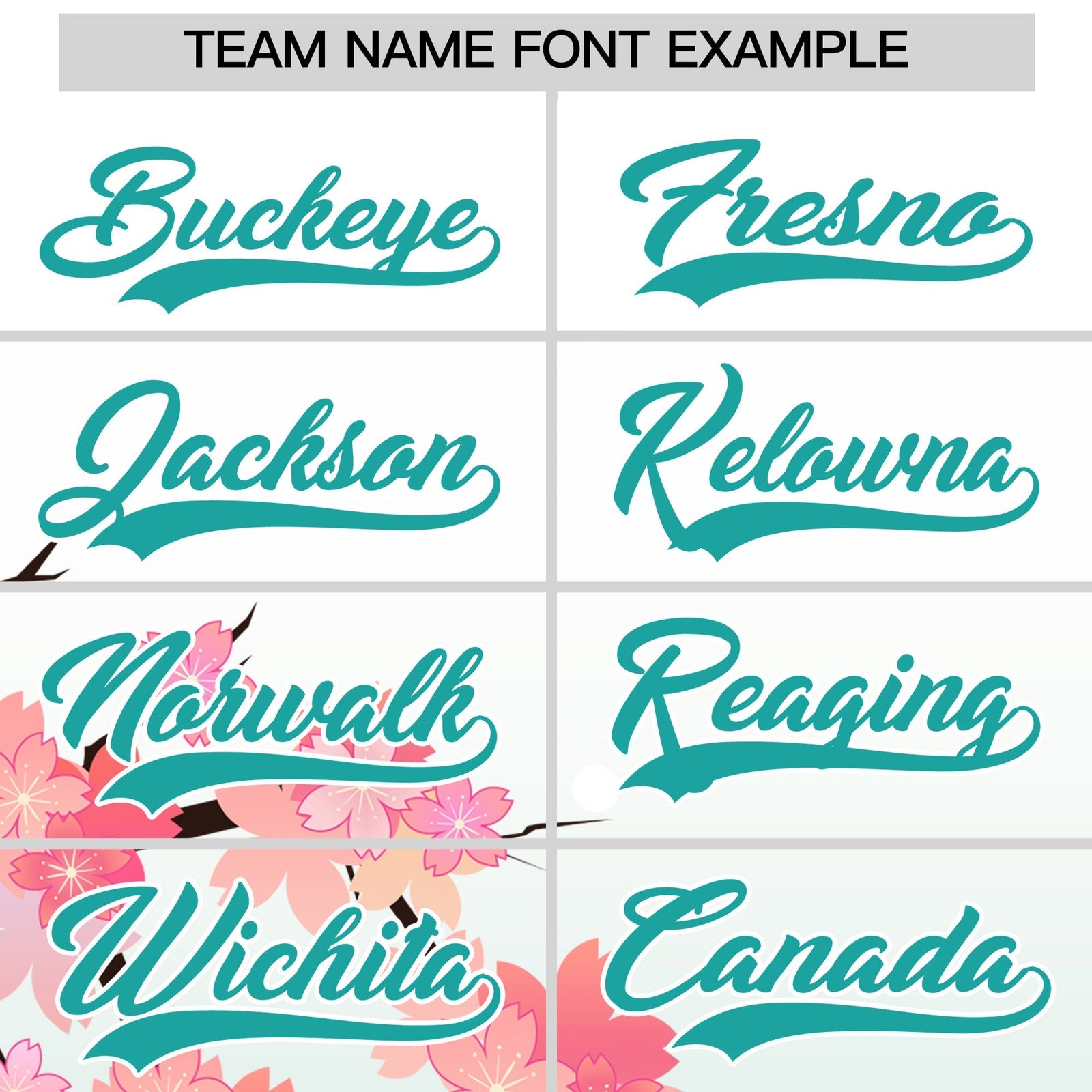Custom Hooded Baseball Jersey | Pink Aqua Cherry Blossom Personalized Name & Number Sport Jersey