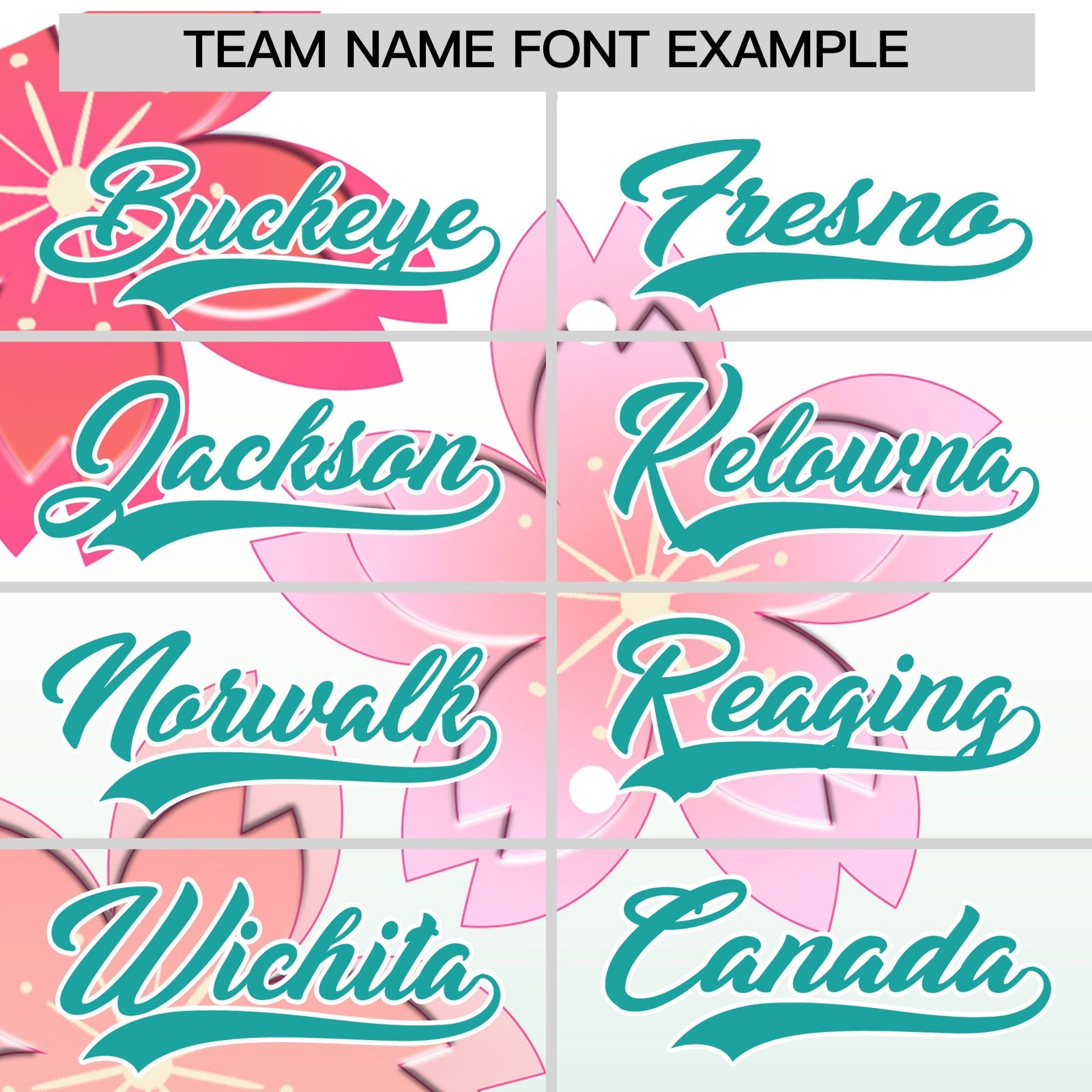 Custom Hooded Baseball Jersey | Pink Teal Cherry Blossom Moisture-Wicking Jersey for Men & Women