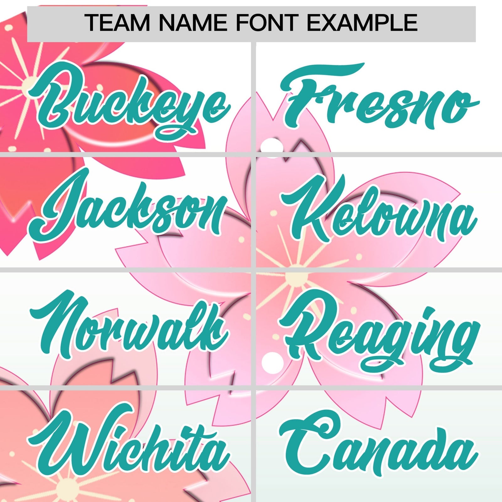 Custom Hooded Baseball Jersey | Pink Teal Cherry Blossom Moisture-Wicking Jersey for Men & Women