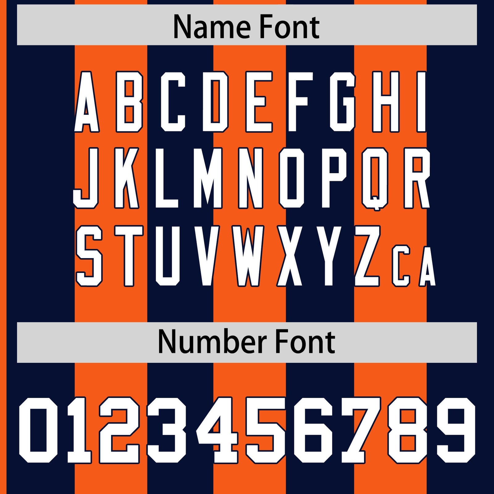 Custom Navy Orange Stripe Fashion Authentic Two-Button Softball Jersey