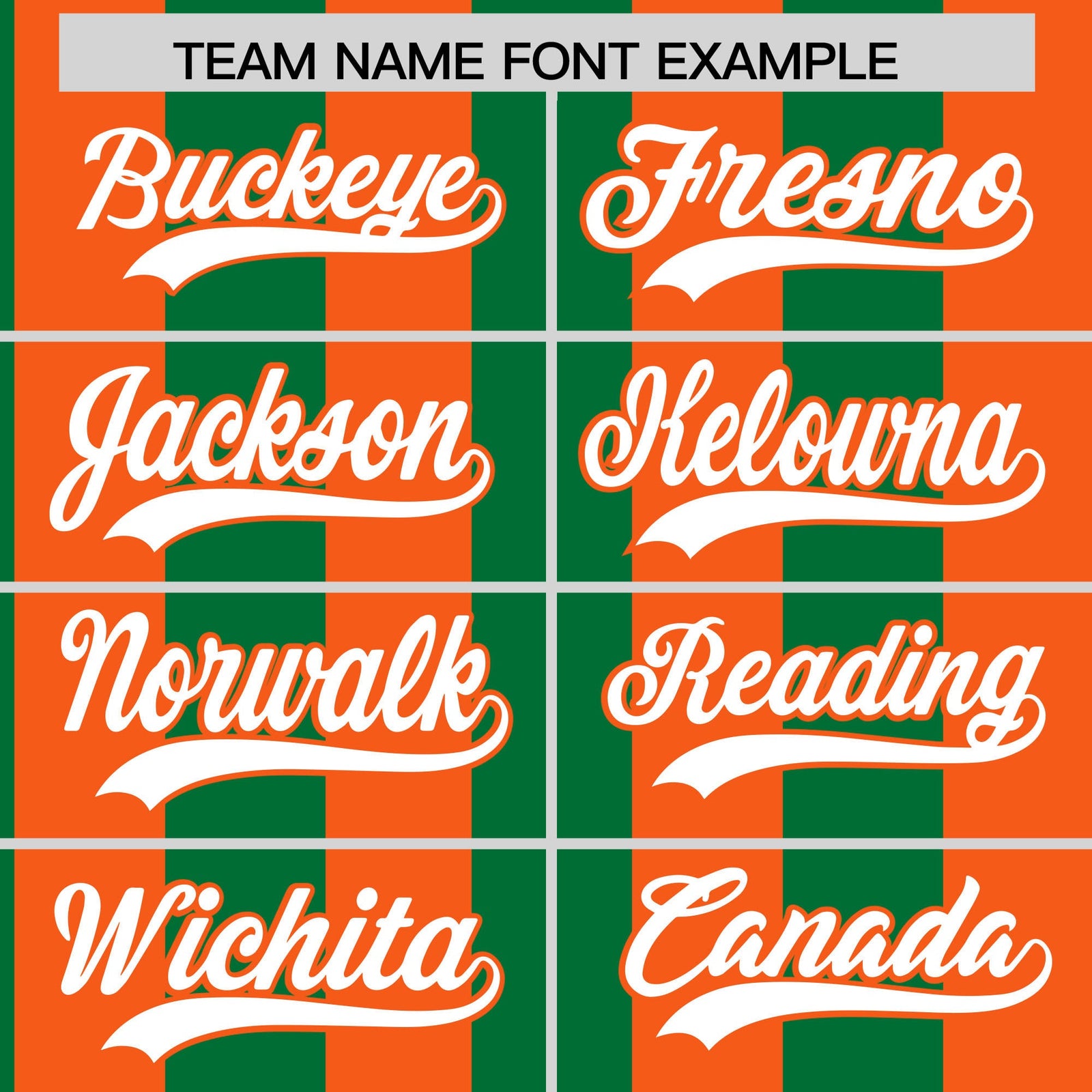 Custom Orange Kelly Green Stripe Fashion Authentic Two-Button Softball Jersey