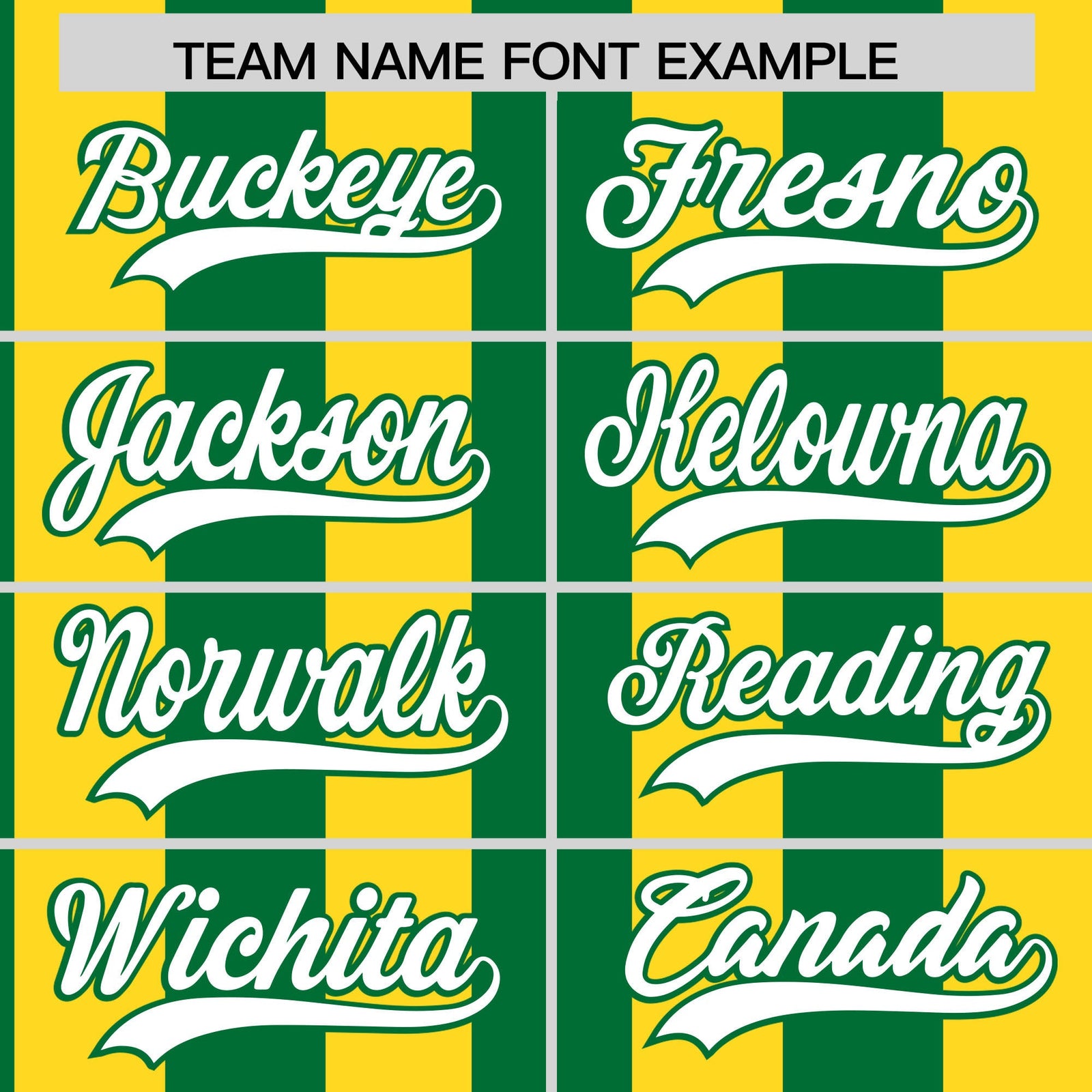 Custom Gold Kelly Green Stripe Fashion Authentic Two-Button Softball Jersey