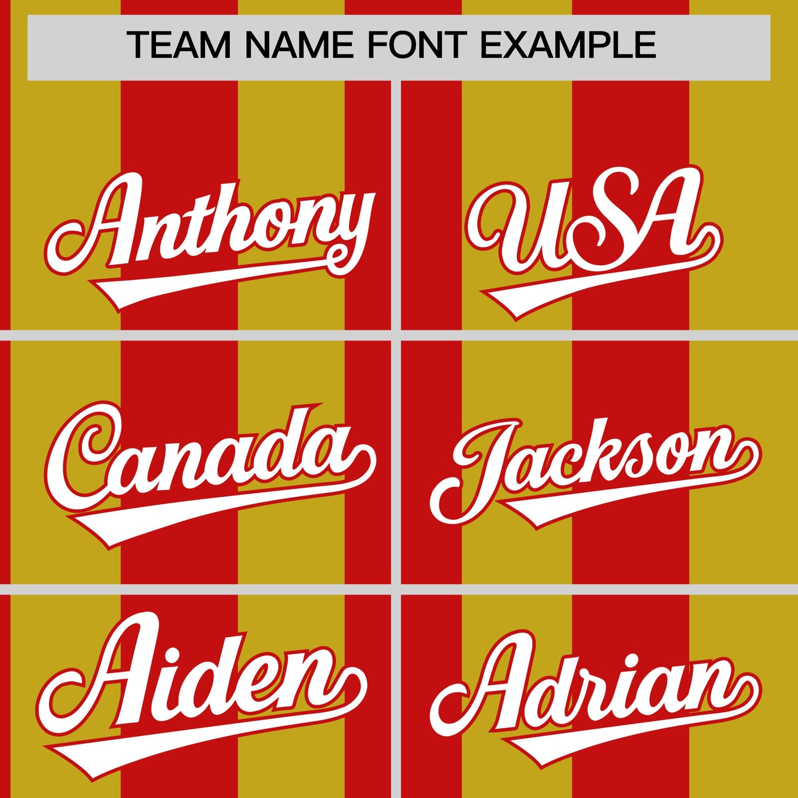 Custom Old Gold Red Stripe Fashion Authentic Two-Button Softball Jersey