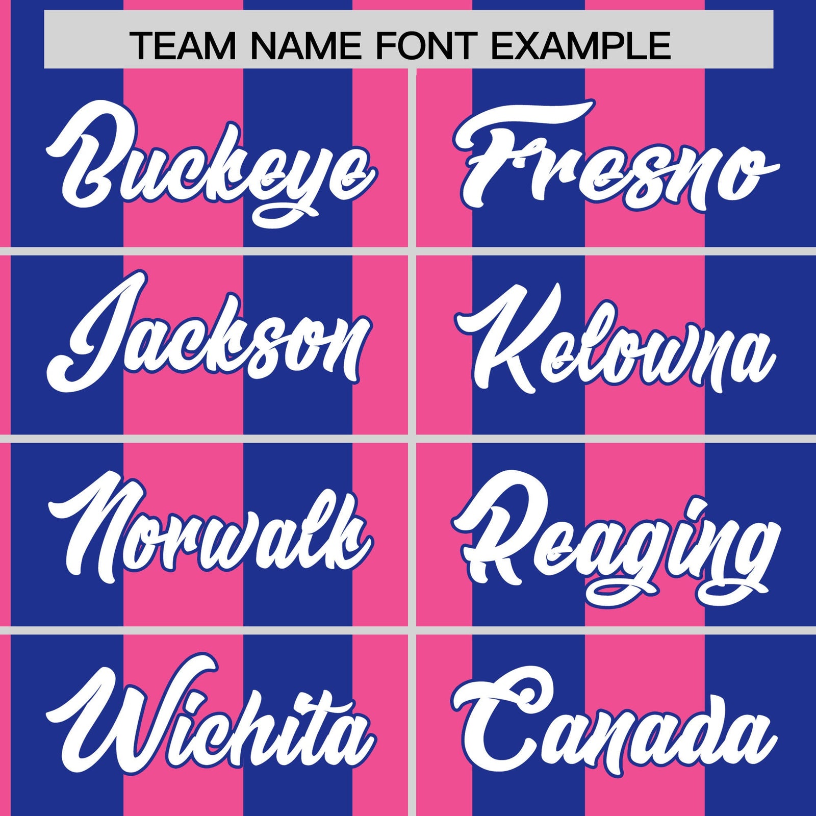 Custom Royal Pink Stripe Fashion Authentic Two-Button Softball Jersey