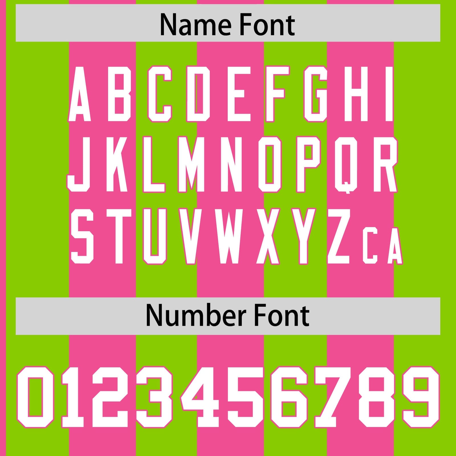 Custom Neon Green Pink Stripe Fashion Authentic Two-Button Softball Jersey