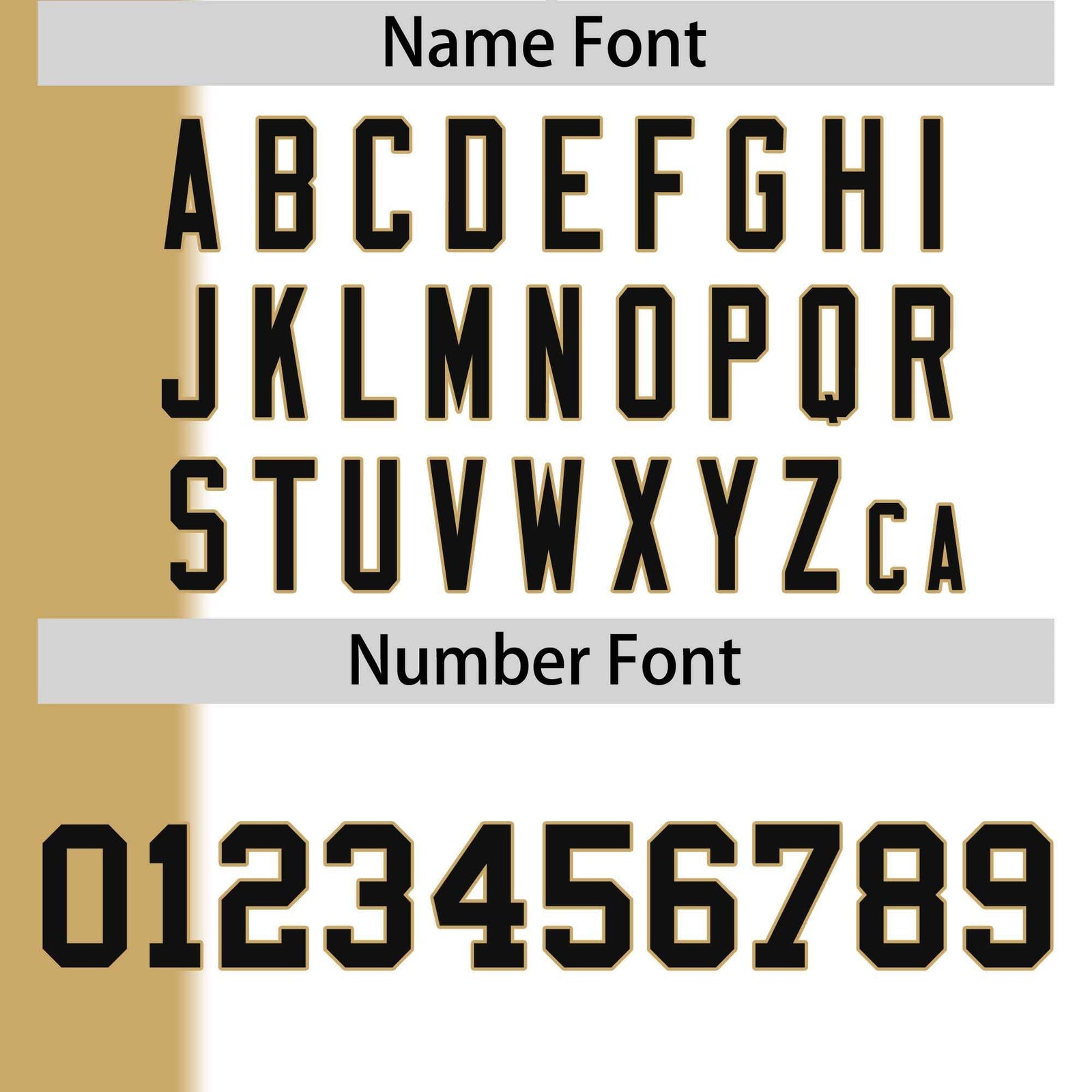 Custom Old Gold White-Black Gradient Stripe Fashion Authentic Two-Button Softball Jersey