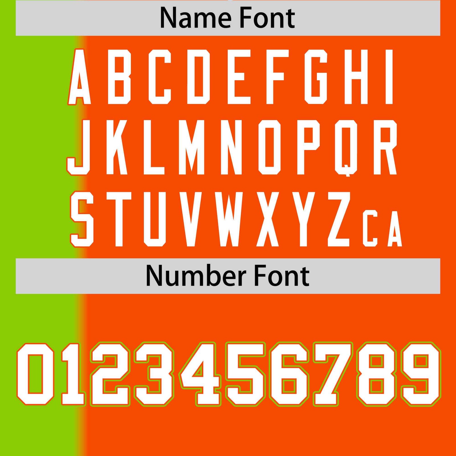 Custom Neon Green Orange Gradient Stripe Fashion Authentic Two-Button Softball Jersey