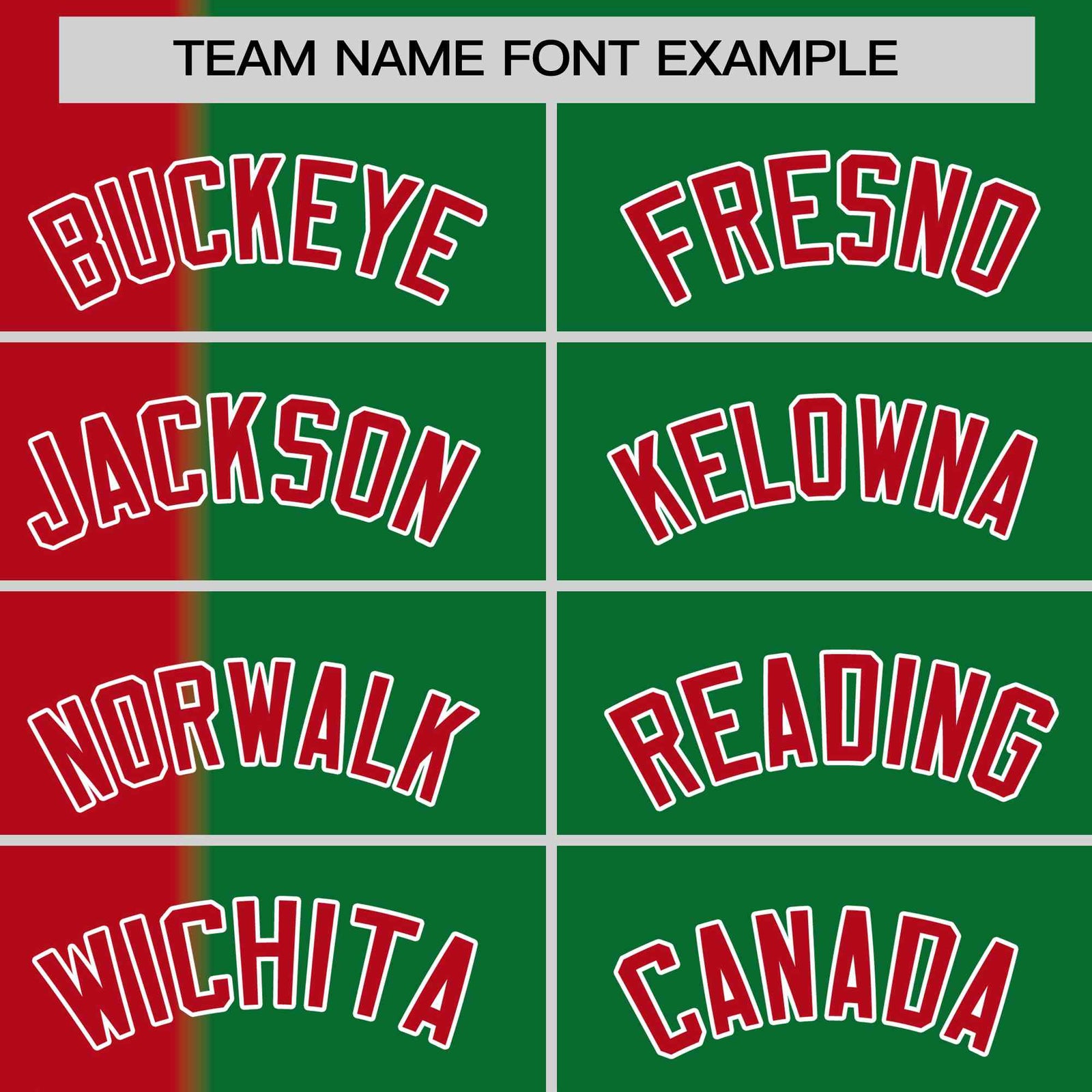 Custom Red Kelly Green Gradient Stripe Fashion Authentic Two-Button Softball Jersey