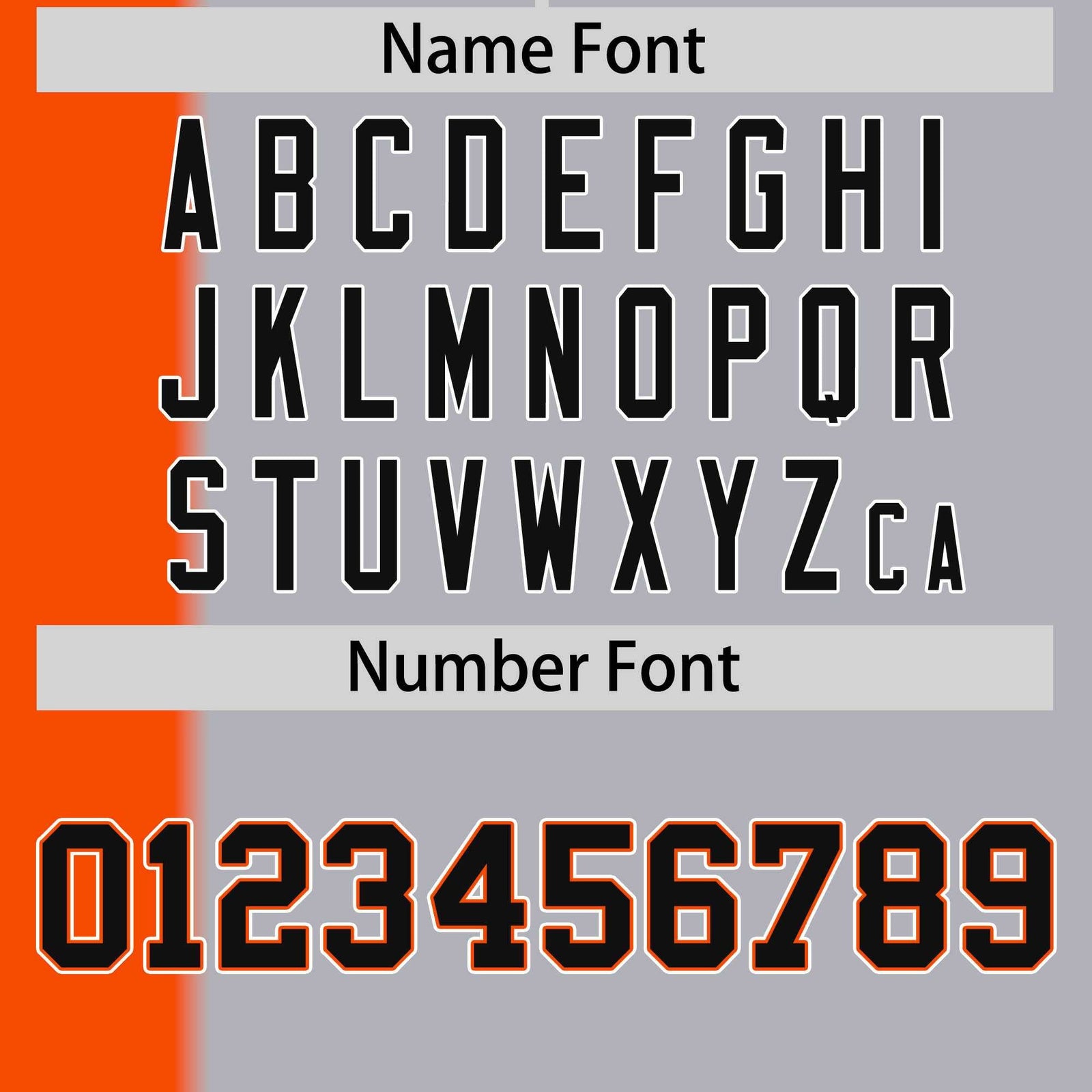 Custom Orange Gray-Black Gradient Stripe Fashion Authentic Two-Button Softball Jersey