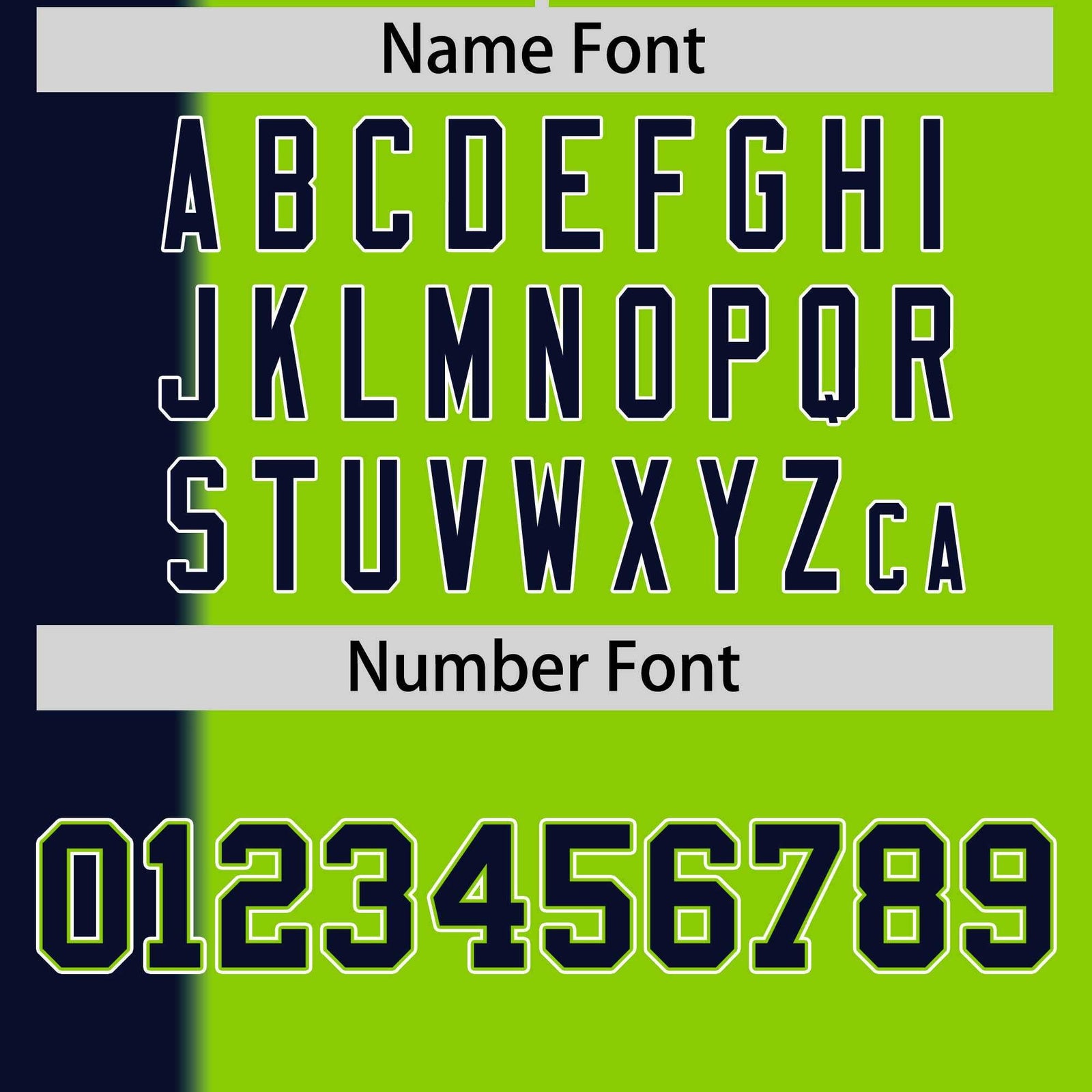 Custom Navy Neon Green Gradient Stripe Fashion Authentic Two-Button Softball Jersey