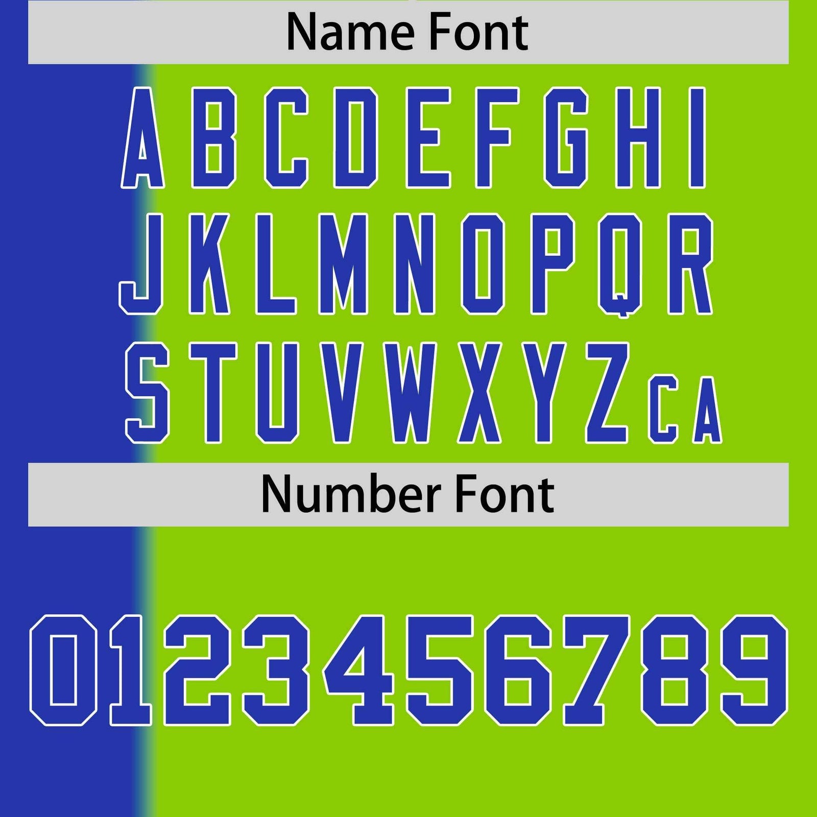 Custom Royal Neon Green Gradient Stripe Fashion Authentic Two-Button Softball Jersey