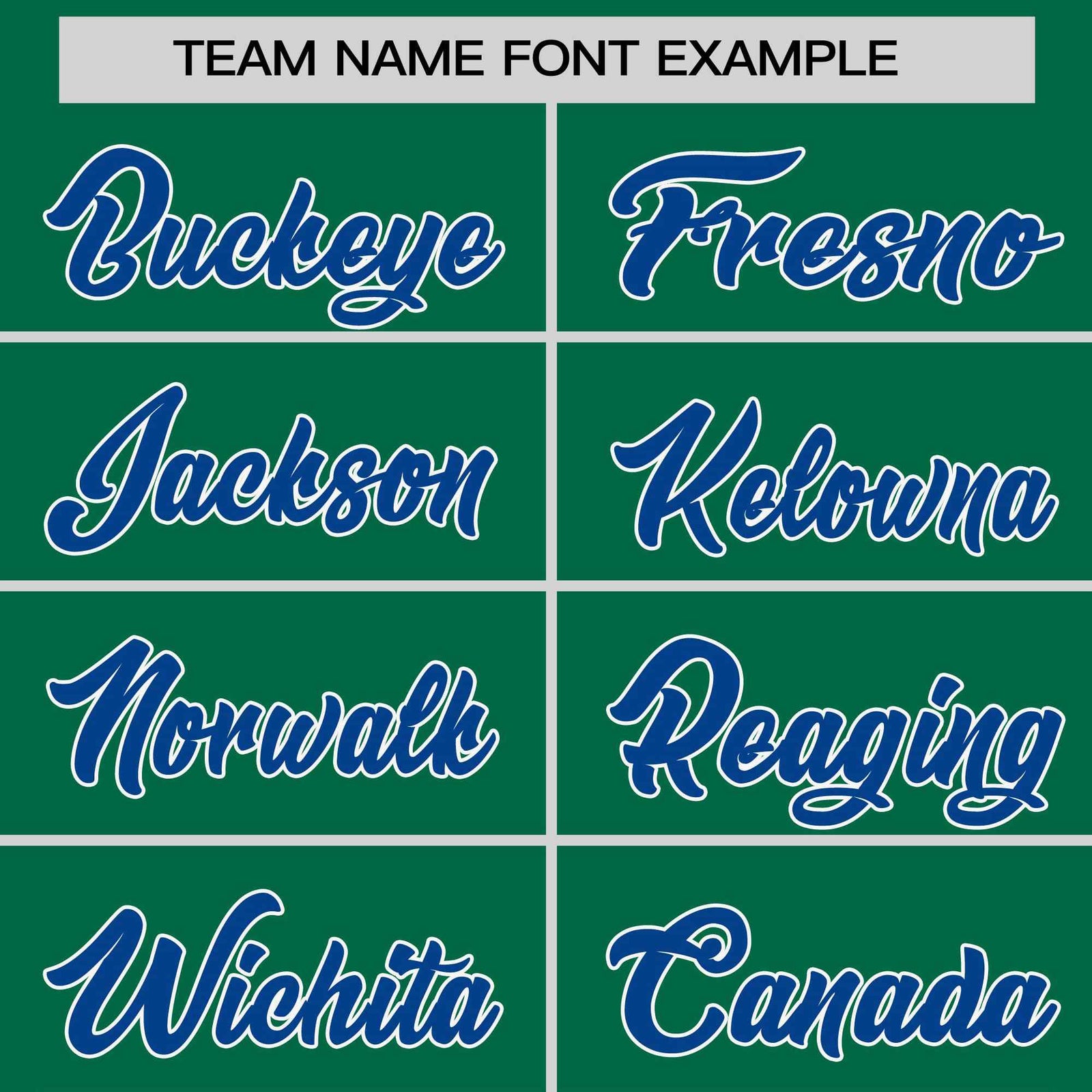 Custom Kelly Green Royal-White Stripe Fashion Raglan Sleeves Authentic Two-Button Softball Jersey