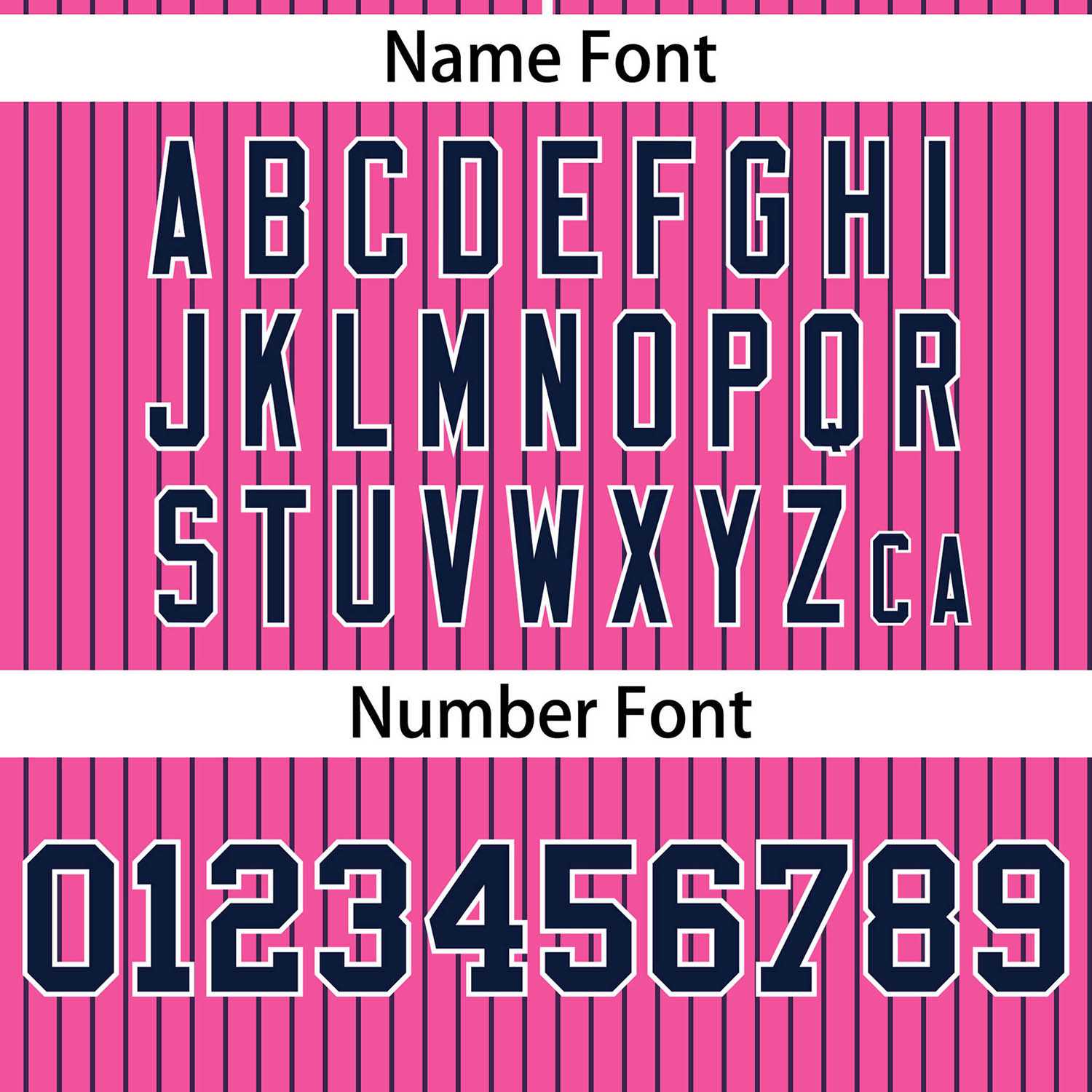 Custom Pink Navy Stripe Fashion Authentic Two-Button Softball Jersey