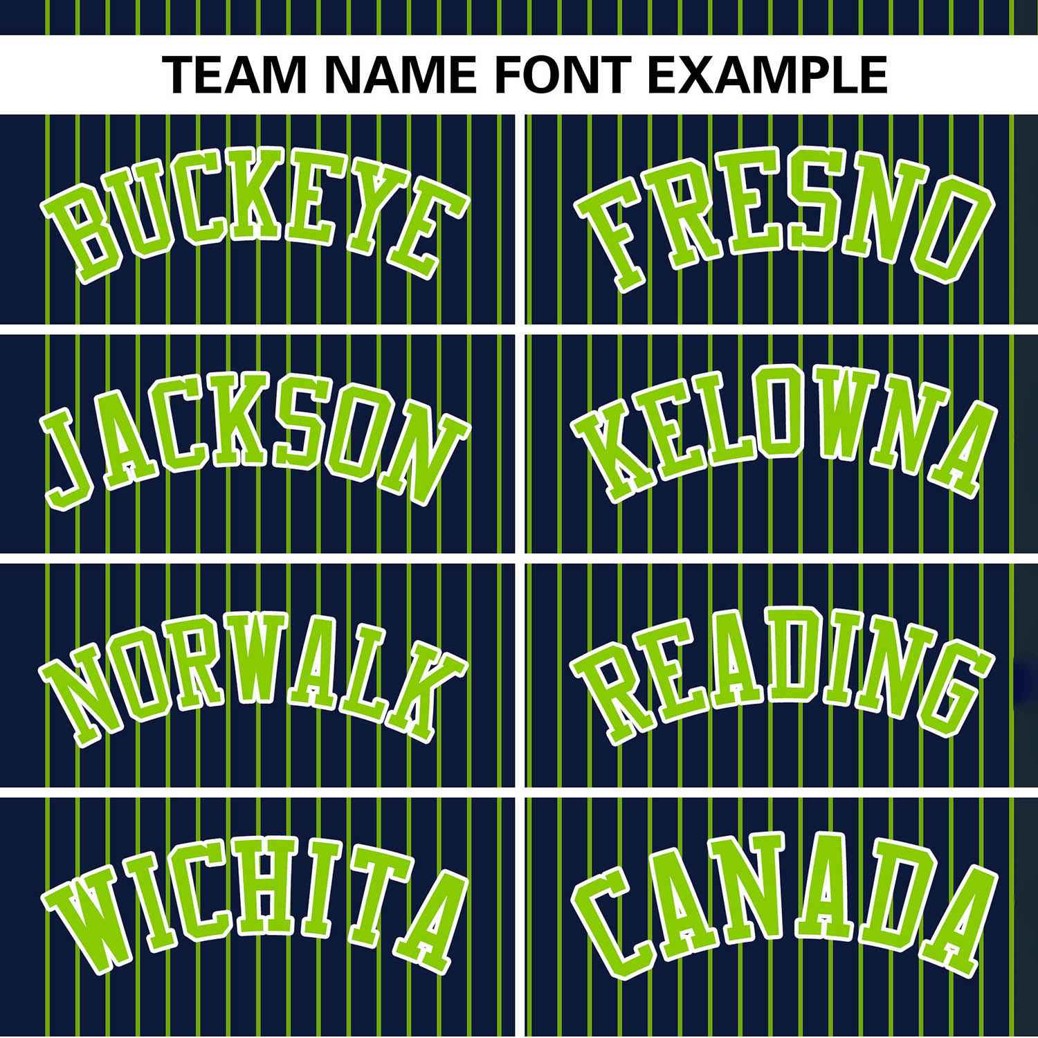 Custom Navy Neon Green Stripe Fashion Authentic Two-Button Softball Jersey