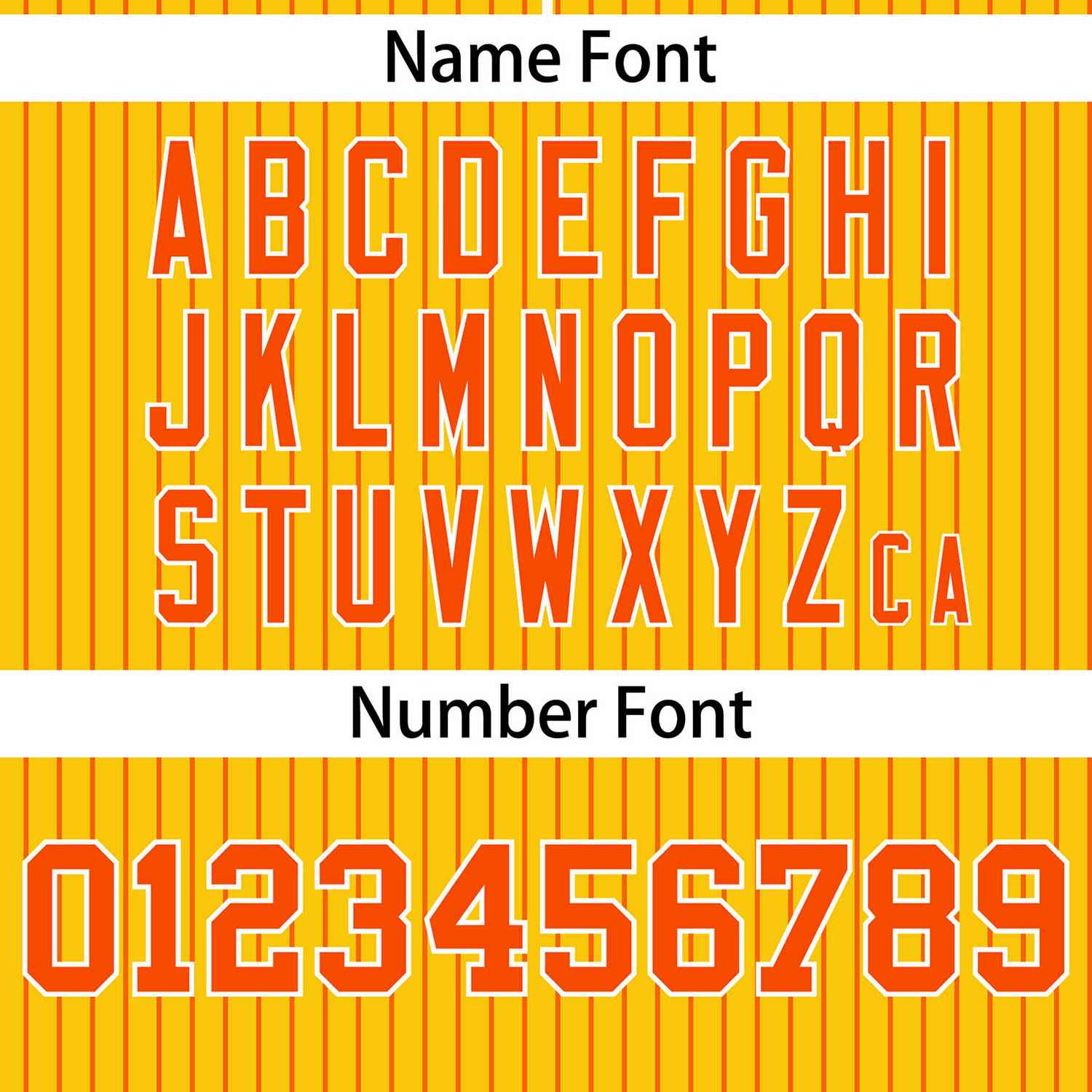 Custom Gold Orange Stripe Fashion Authentic Two-Button Softball Jersey