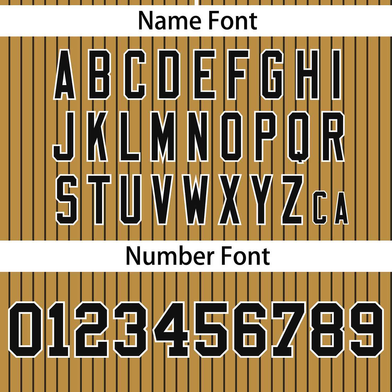 Custom Old Gold Black Stripe Fashion Authentic Two-Button Softball Jersey