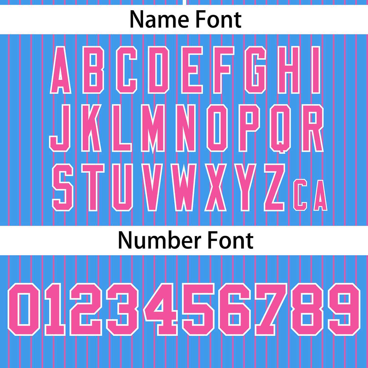 Custom Powder Blue Pink Stripe Fashion Authentic Two-Button Softball Jersey