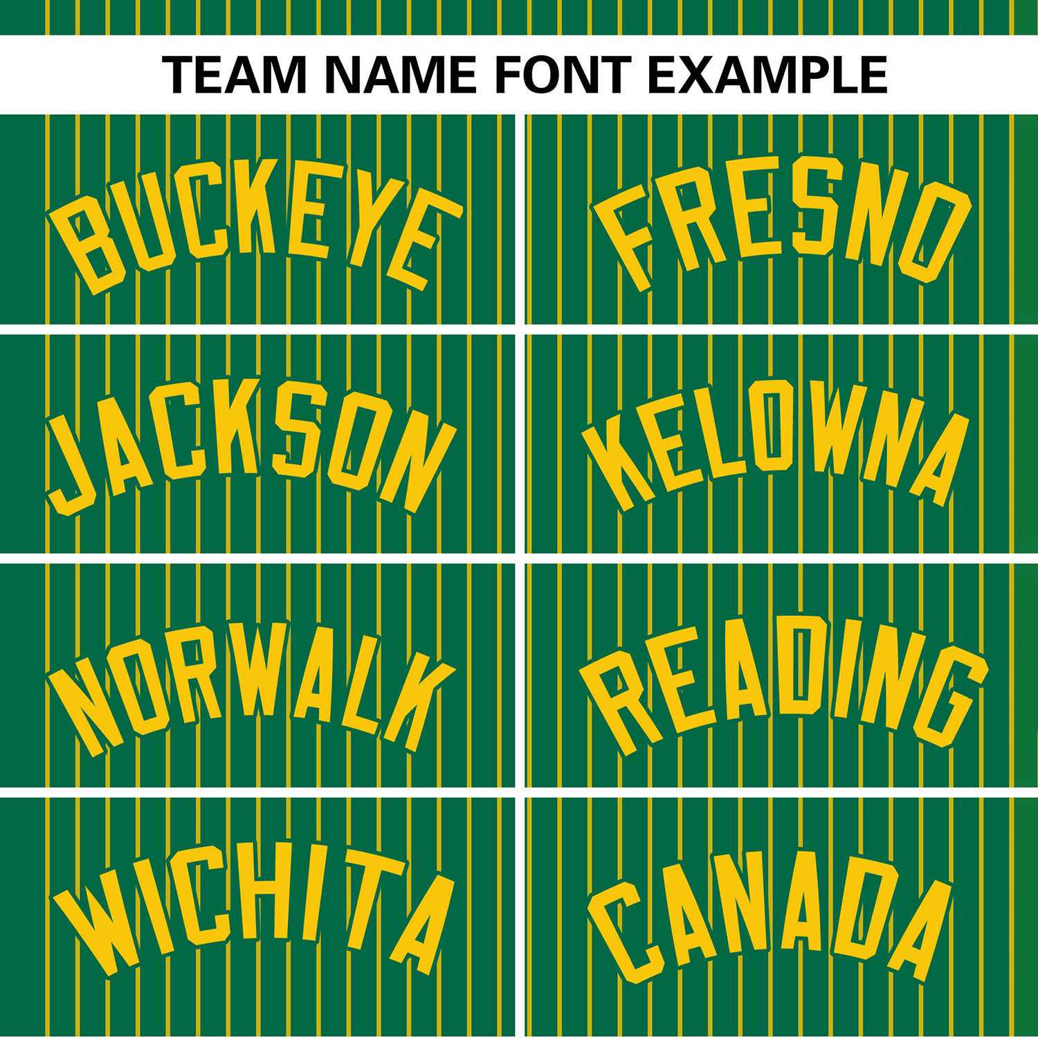 Custom Kelly Green Gold Stripe Fashion Authentic Two-Button Softball Jersey