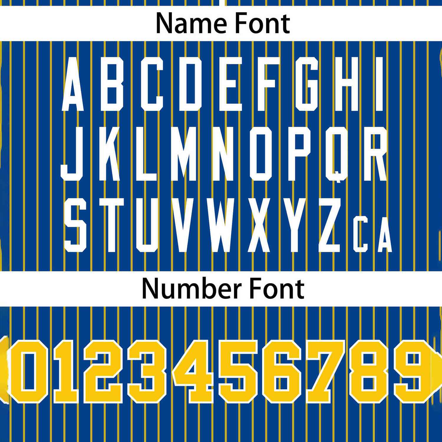 Custom Royal Gold Stripe Fashion Authentic Two-Button Softball Jersey