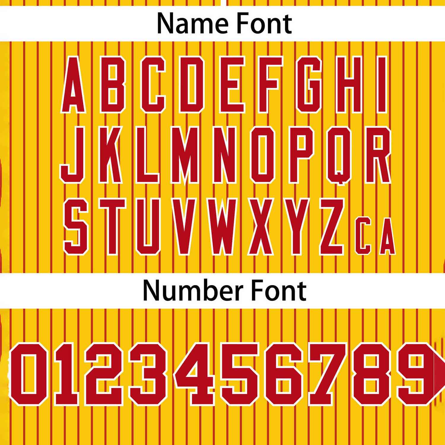 Custom Gold Red Stripe Fashion Authentic Two-Button Softball Jersey